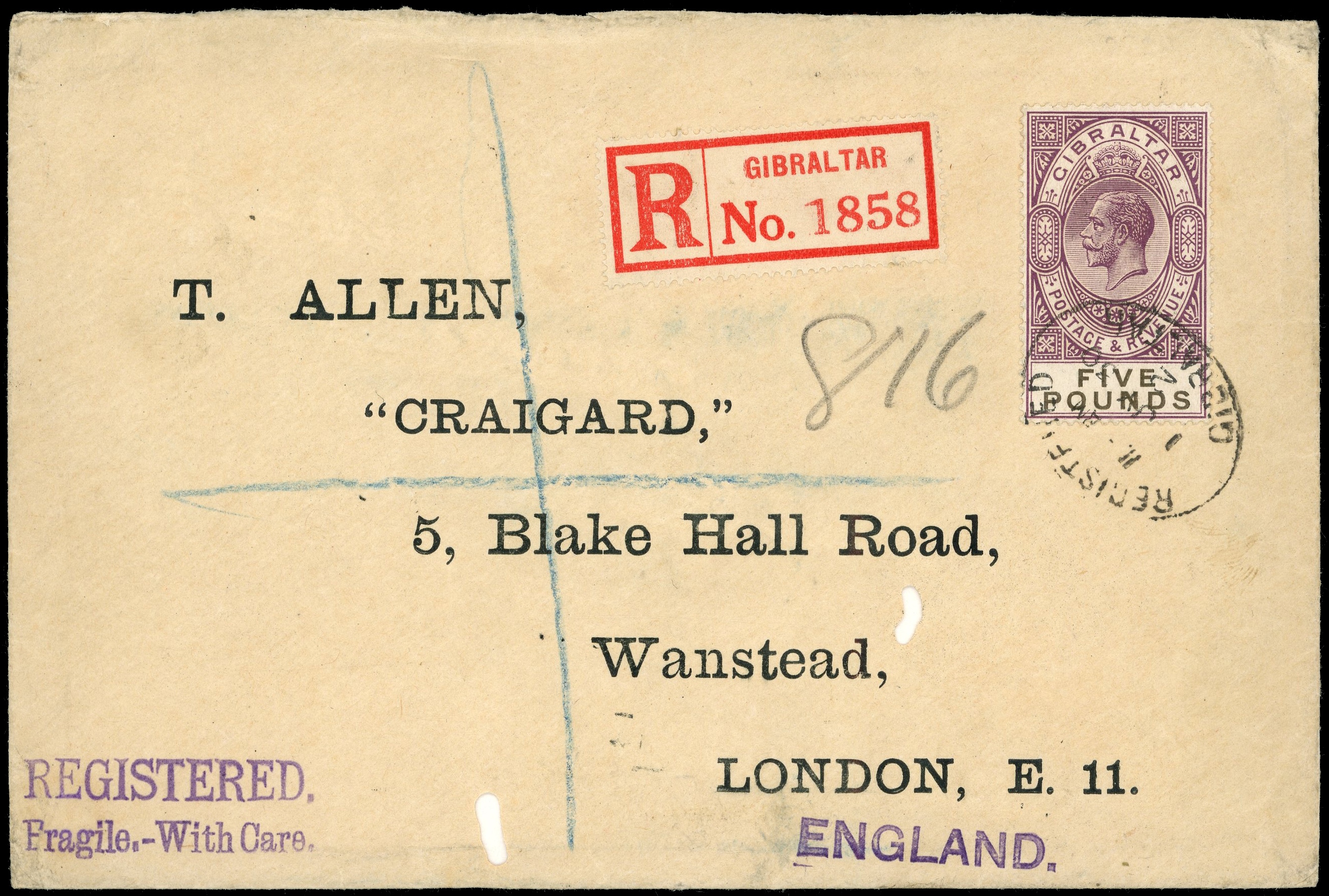 Gibraltar SG 108 cover