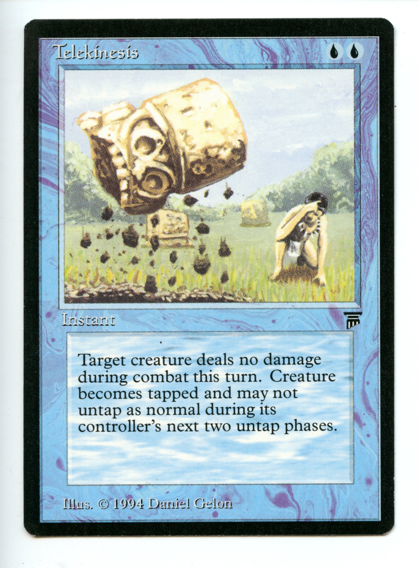 Magic the Gathering - Telekinesis  - Legends - Lightly Played