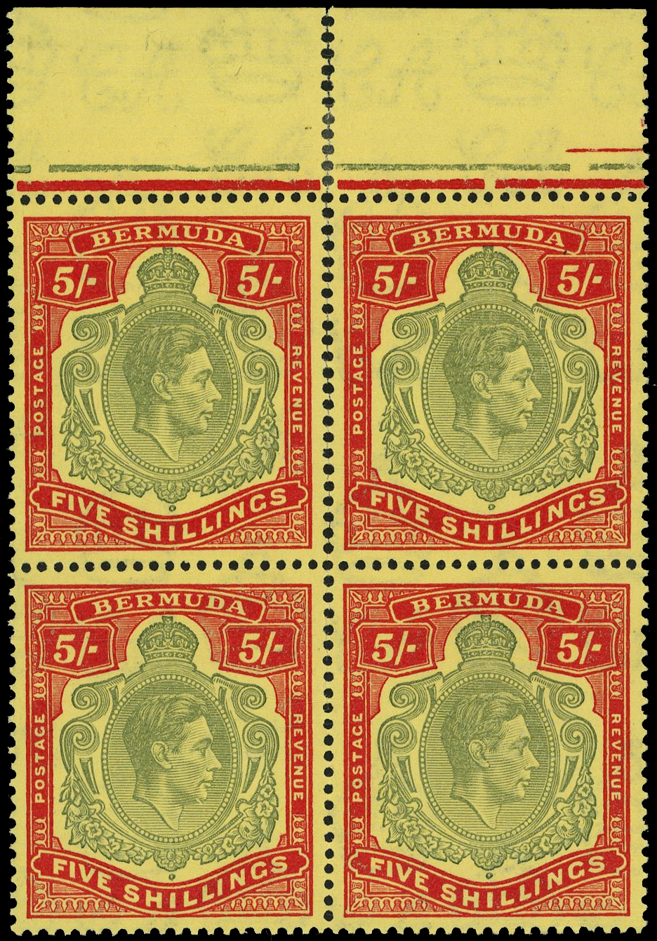 Bermuda SG 118cf block mint