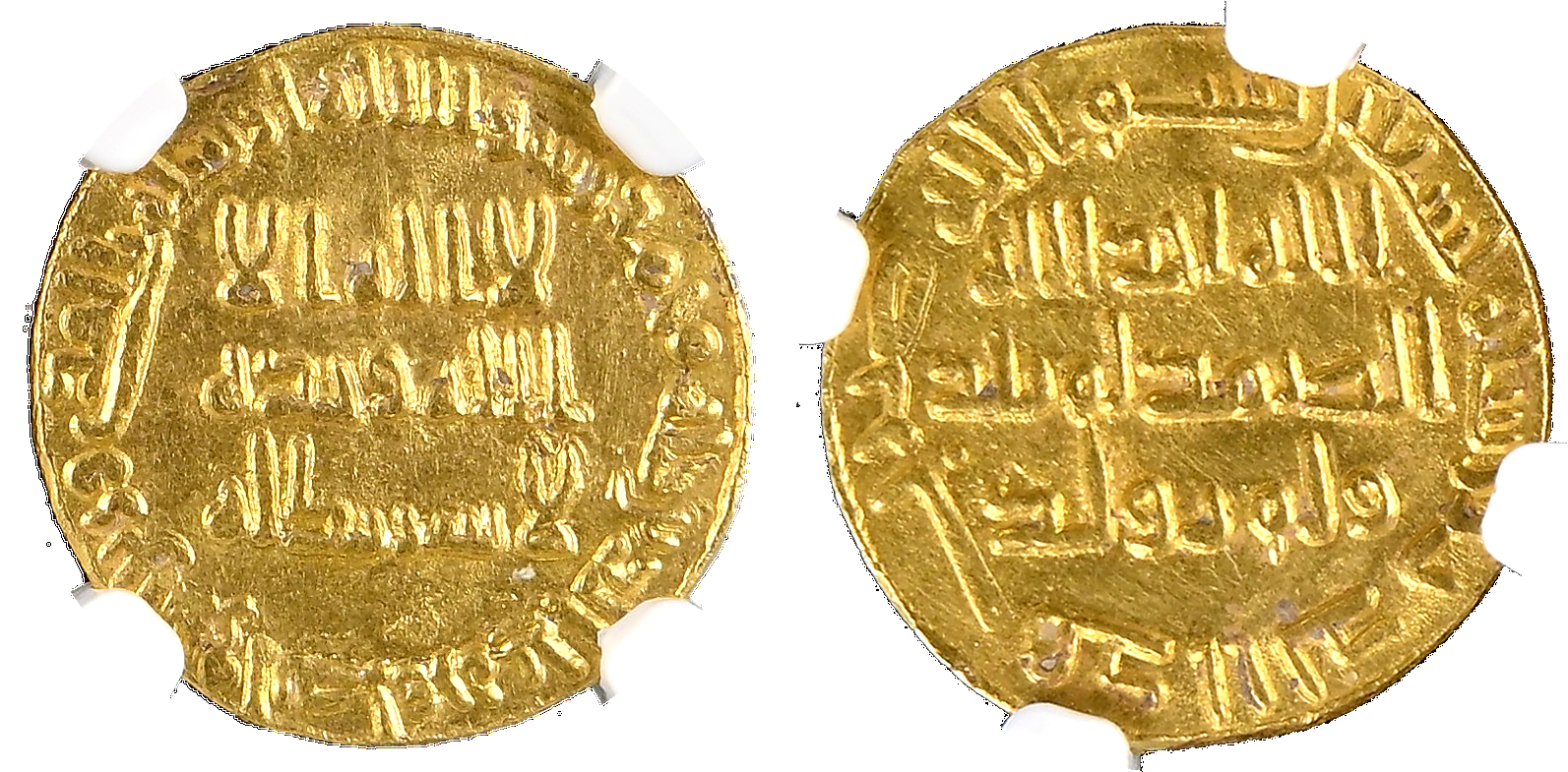 Umayyad, temp. al-Walid (AH 86-96 / 705-715 AD), gold Dinar