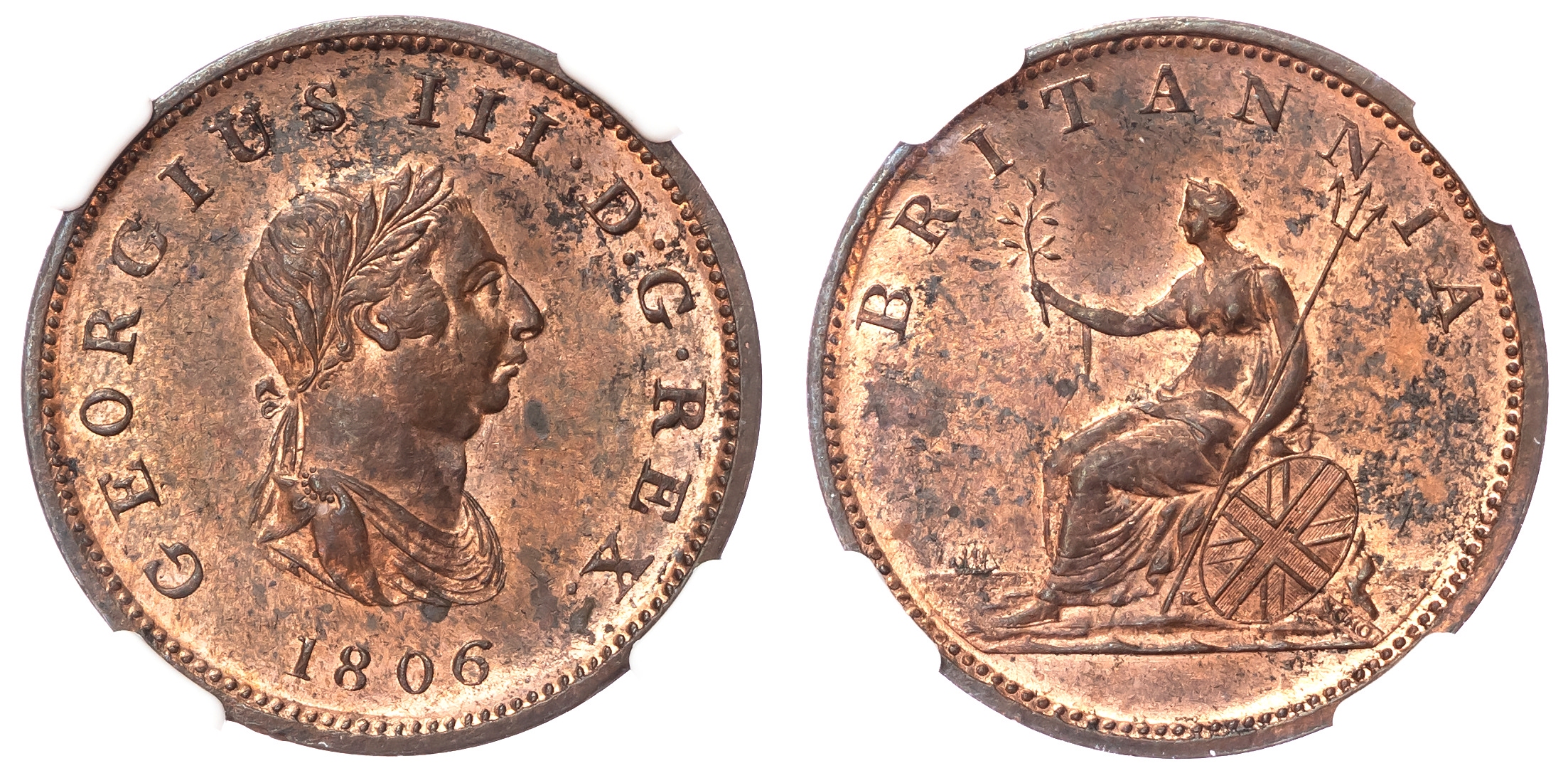 George III (1760-1820) Halfpenny, 1806, fourth issue.