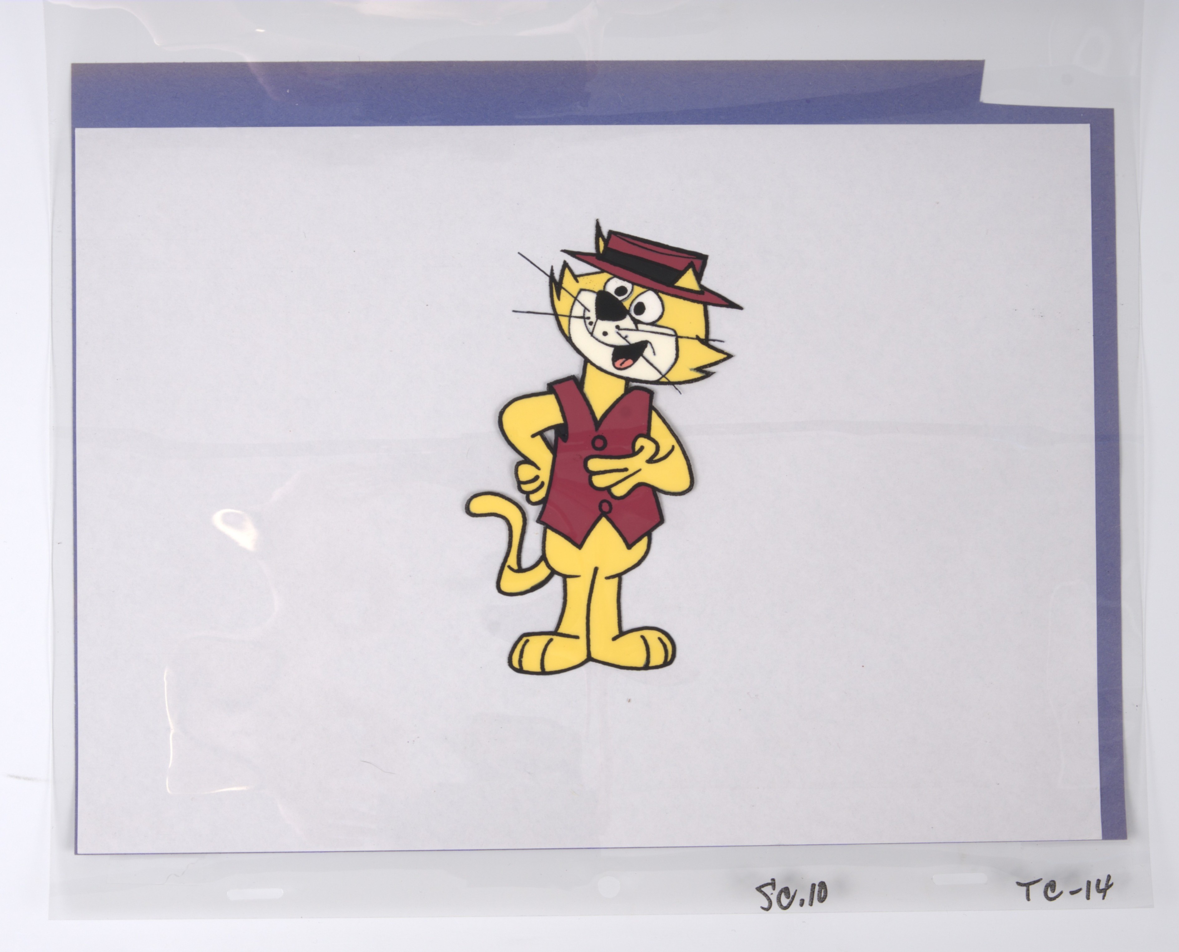 Top Cat Hand Painted Production Cel (Hanna Barber, 1961-1962)