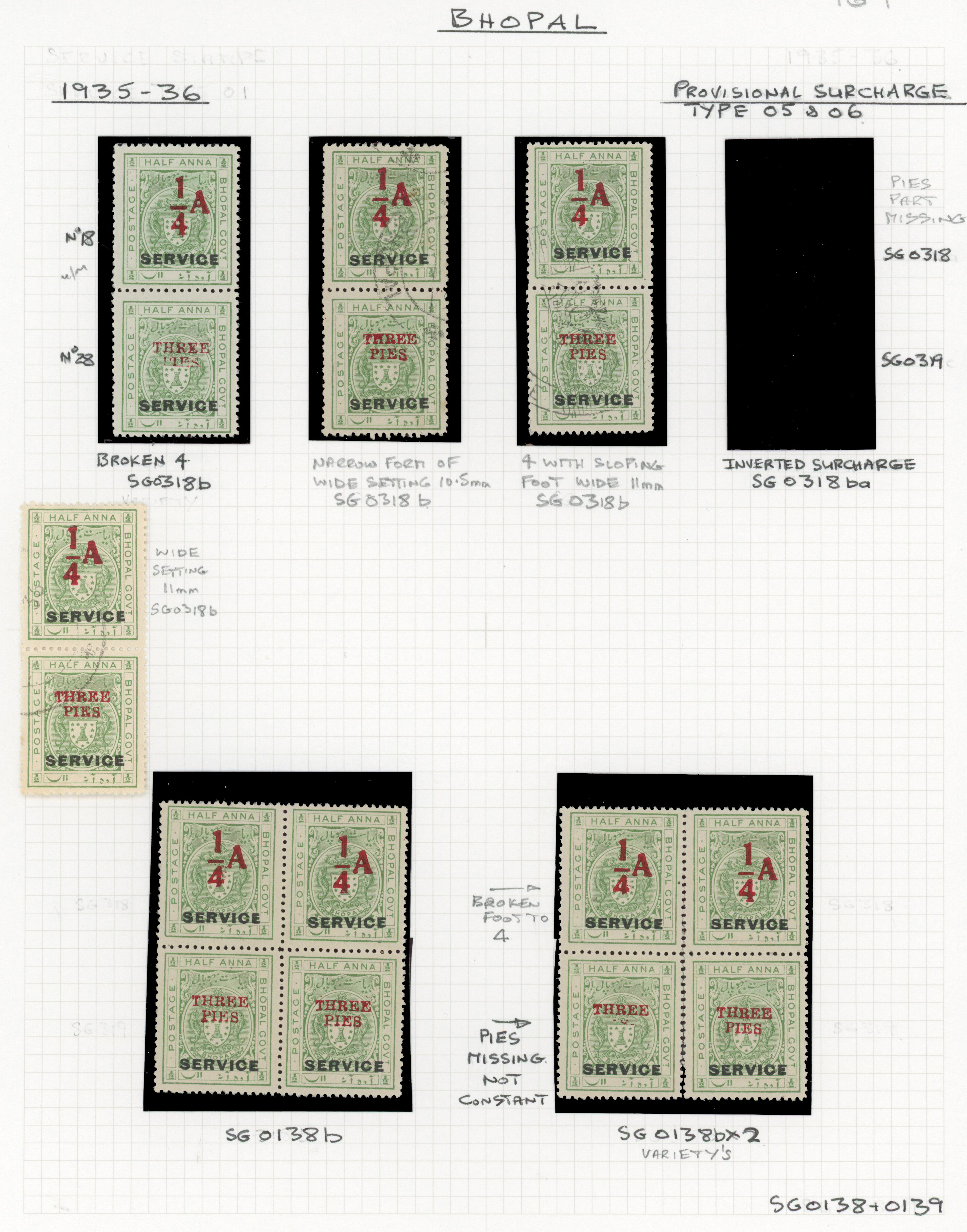 IFS Bhopal SG O318/9 collection
