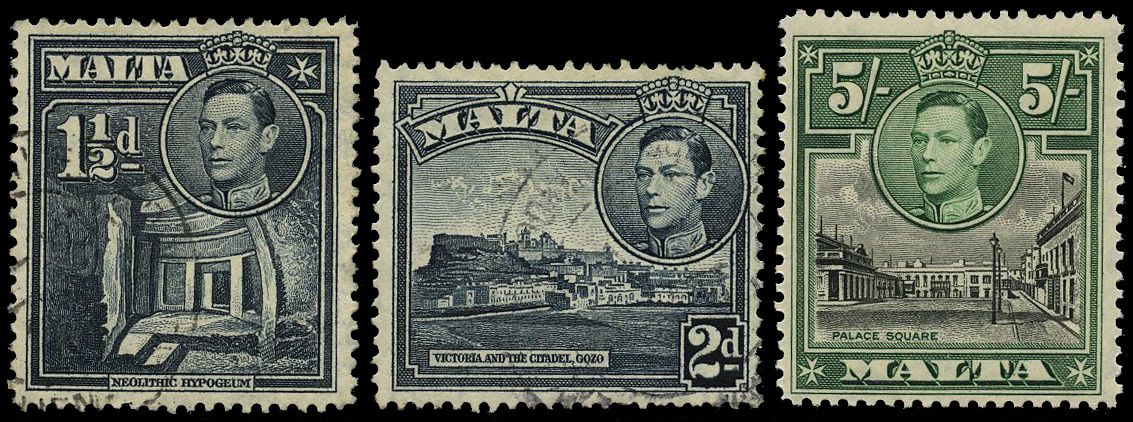 1938 set varieties comprising 1½d...