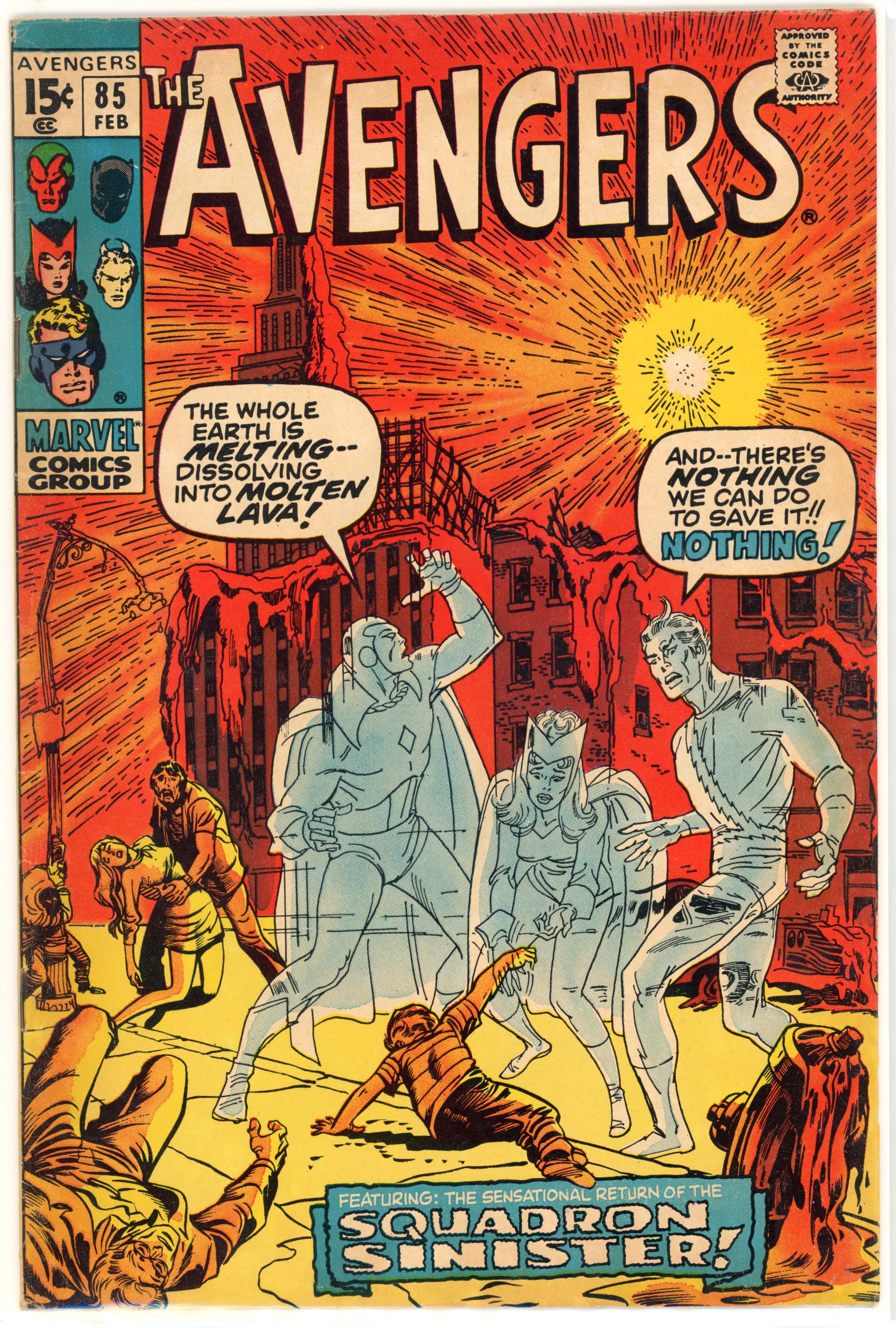 Avengers #85 (Marvel Comics, 1971) First appearance of the Squadron Supreme