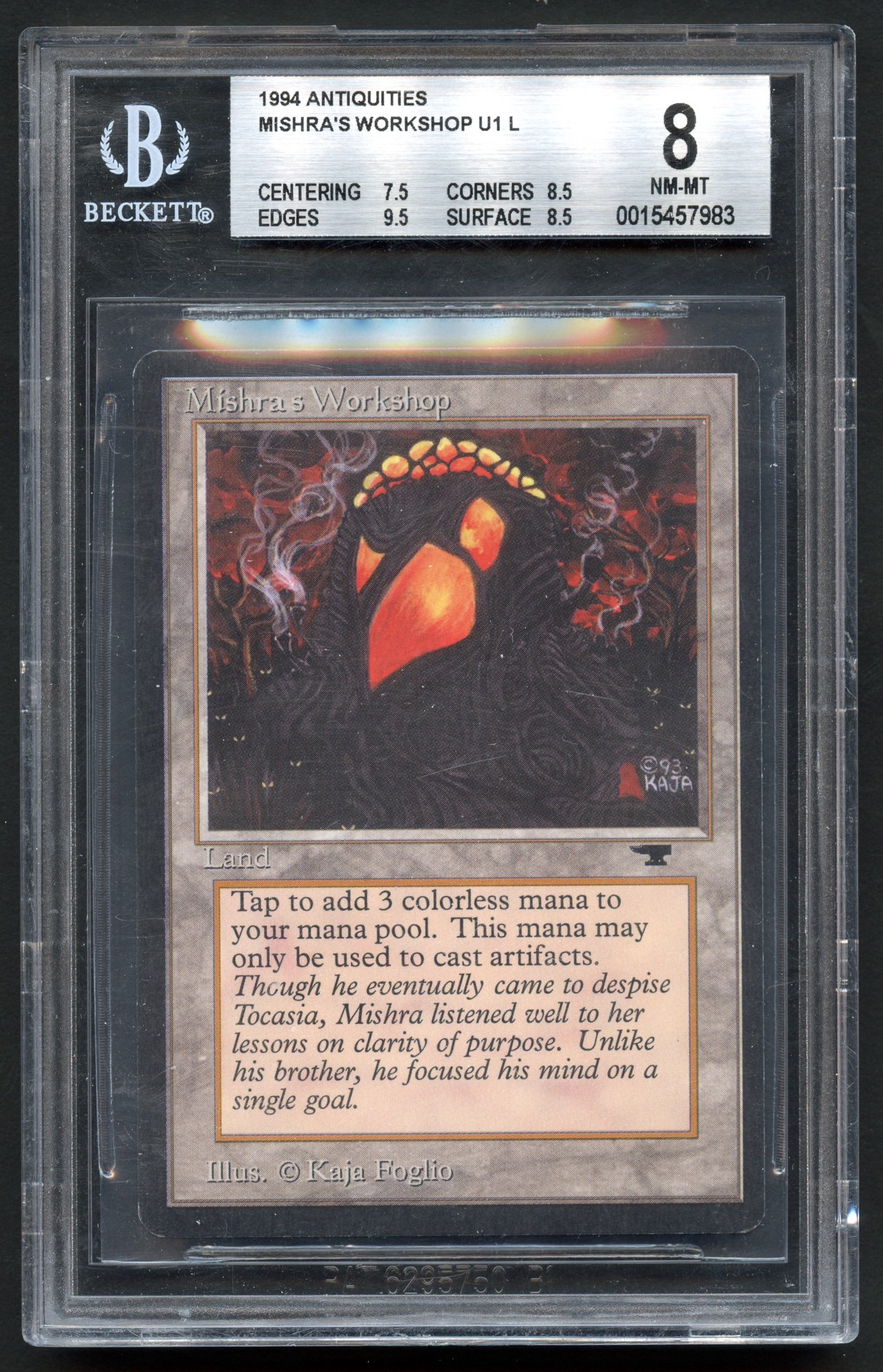 Beckett 8 - Mishra's Workshop - Antiquities Nm/Mt