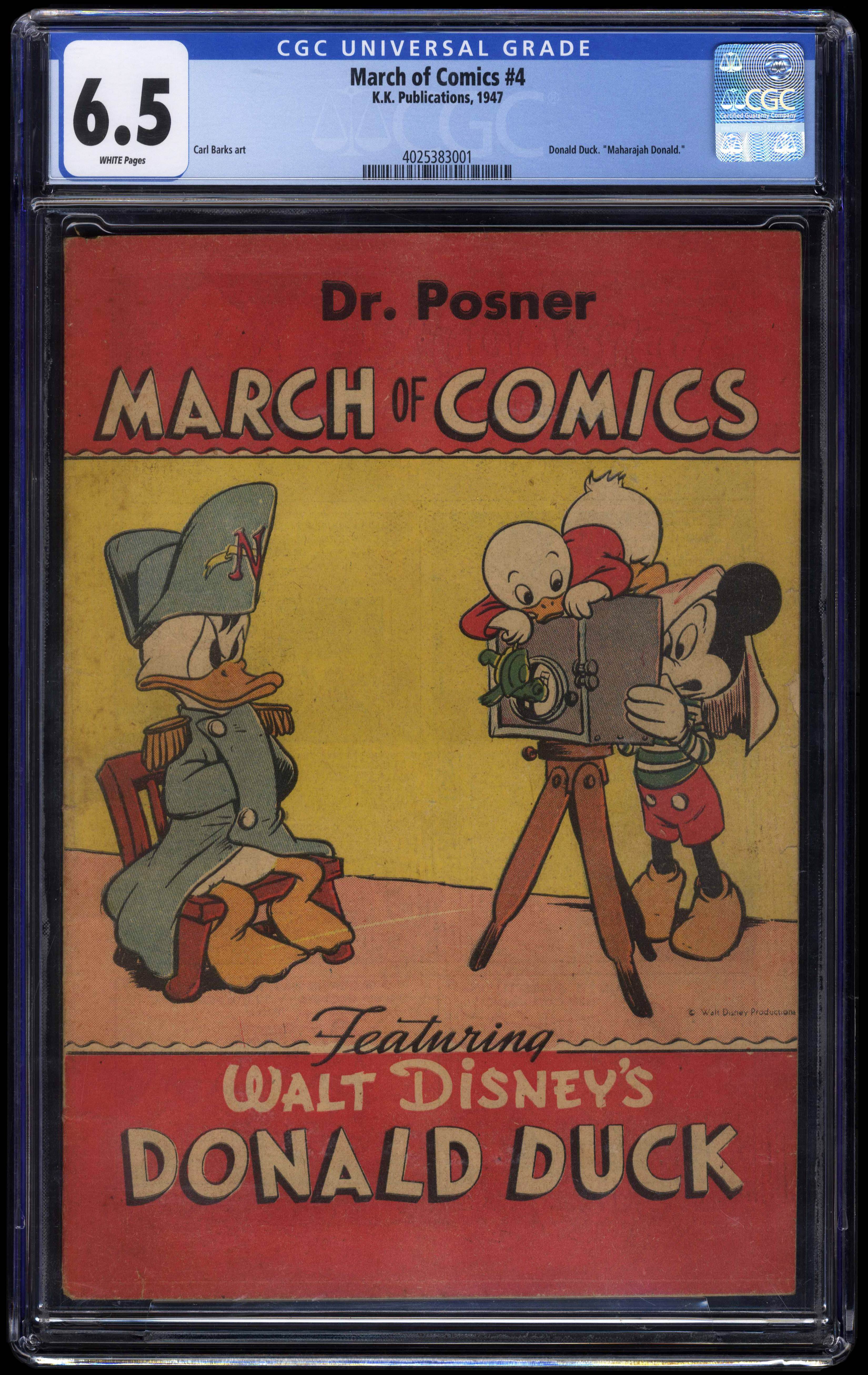 March Of Comics #4 (K K Publications 1947) CGC 6.5
