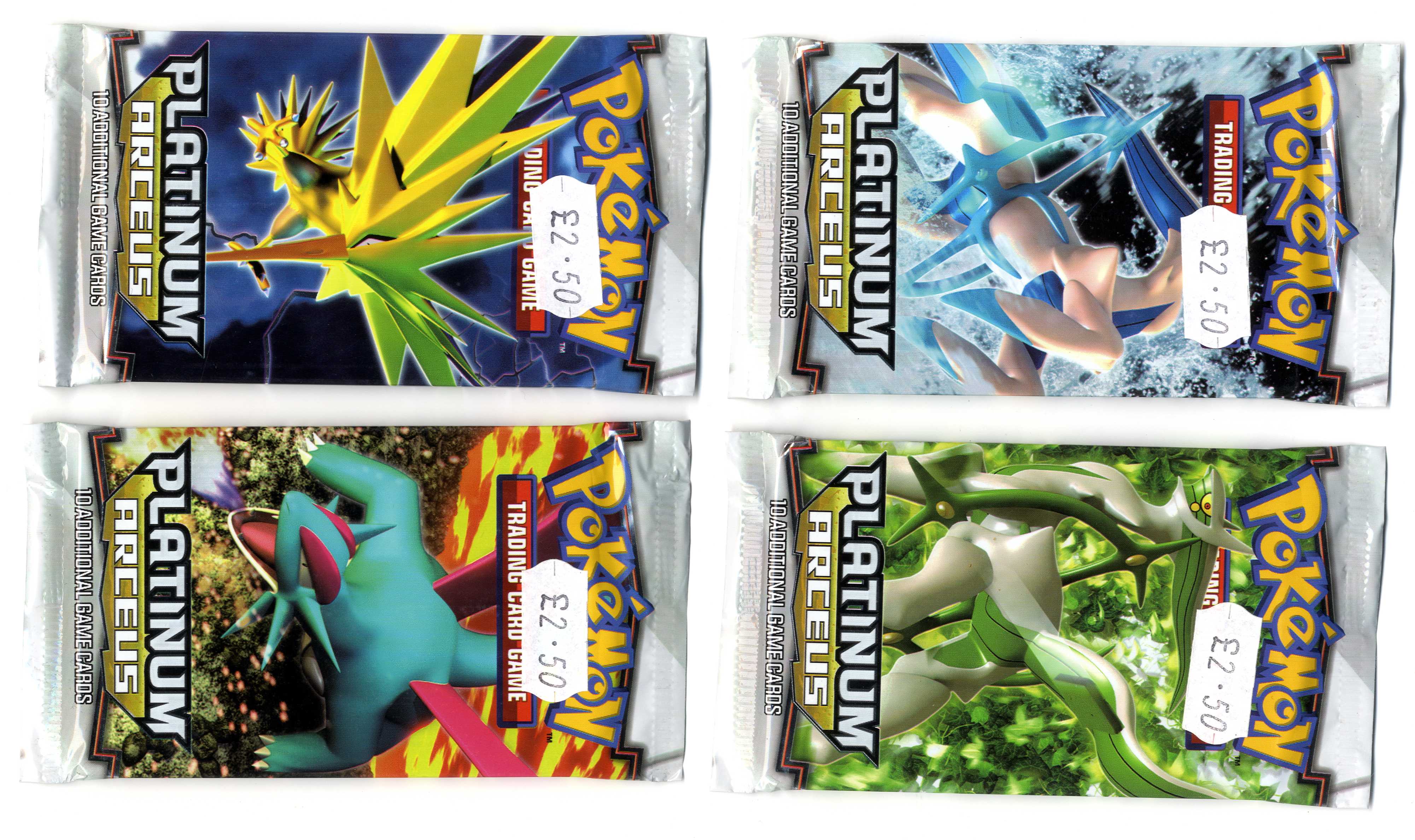 Pokémon Platinum Arceus Artwork Set