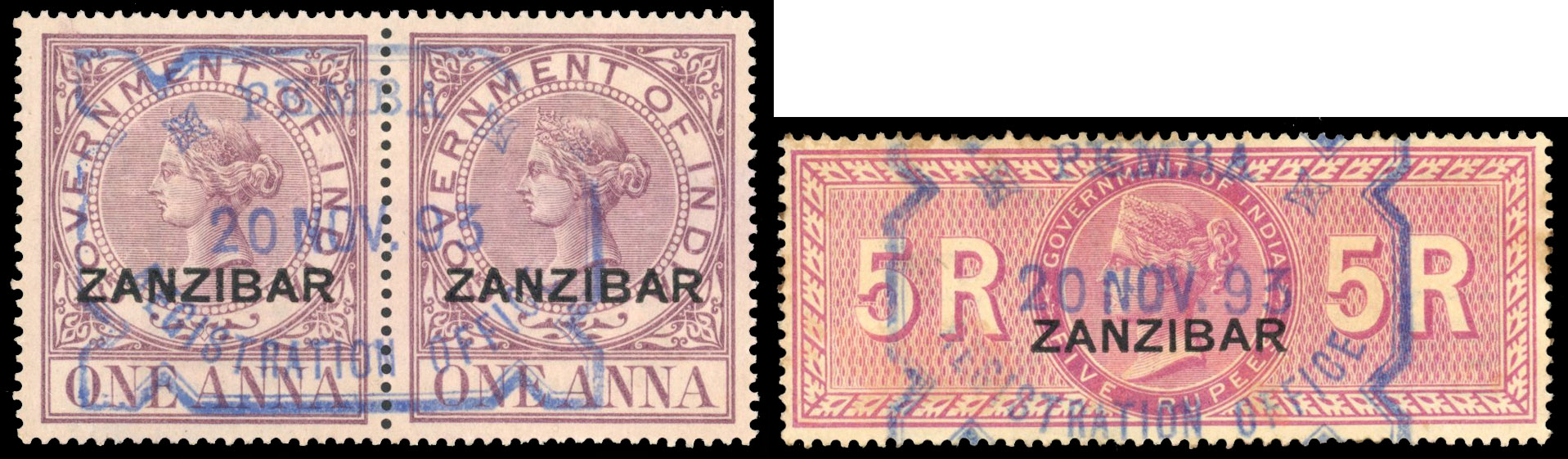 Zanzibar used range