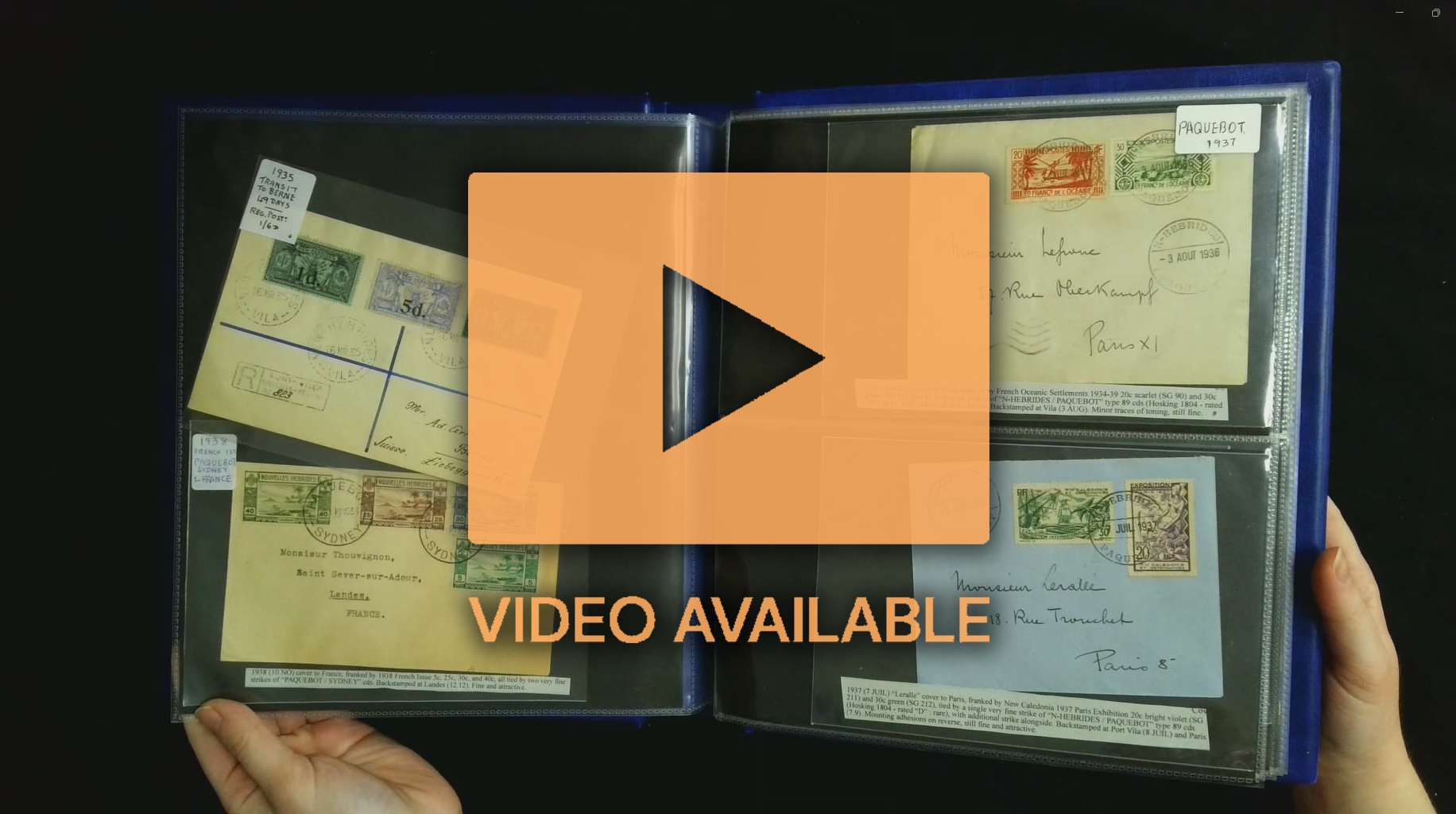 New Hebrides Postal History collection