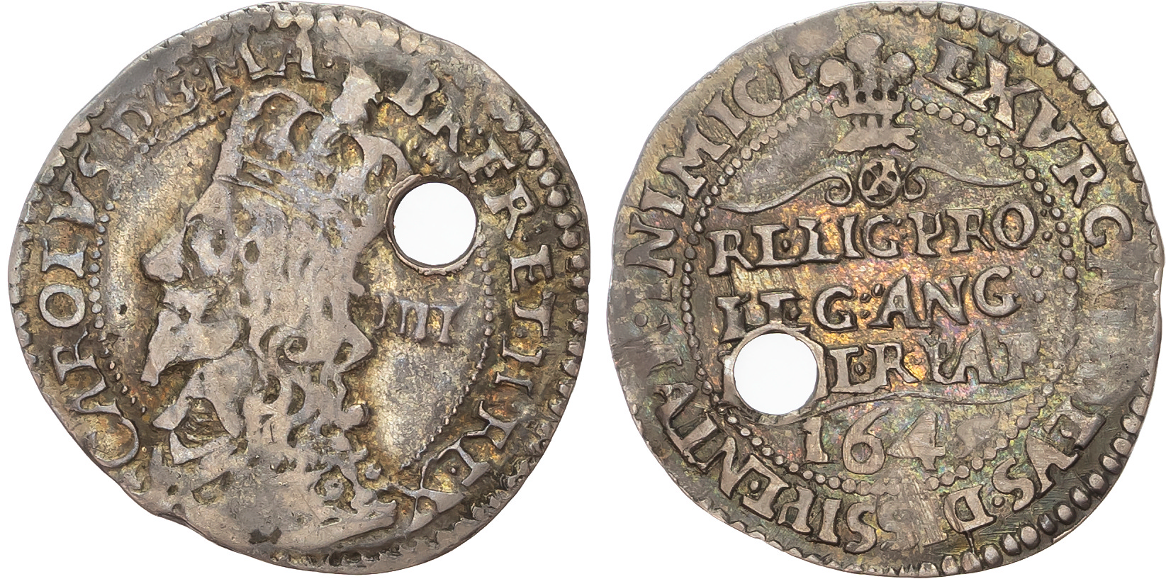 Charles I (1625-1649), Civil War Issues, Oxford, AR Groat. [2]