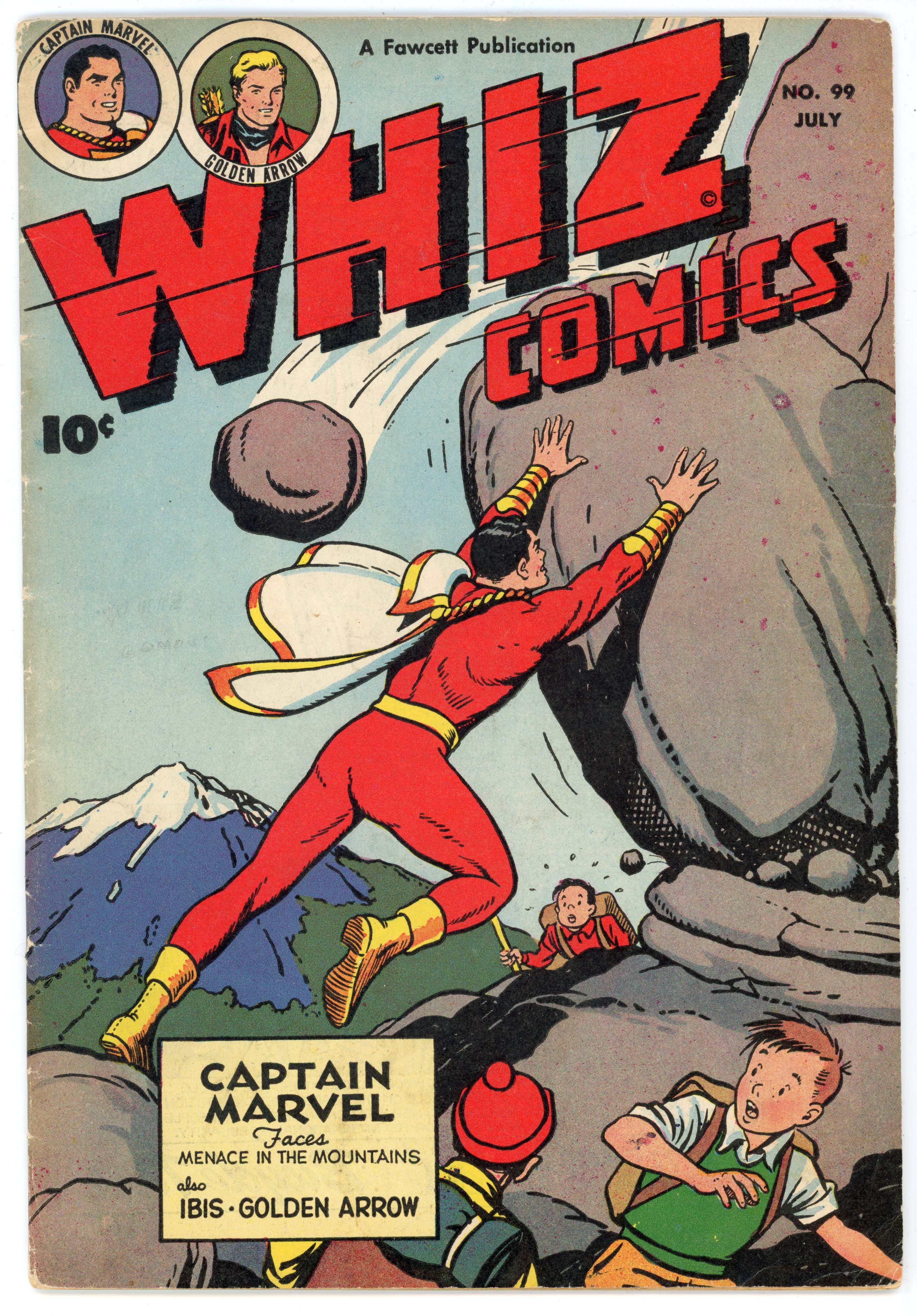 †Whiz Comics #99 & #100 (Fawcett, 1948)