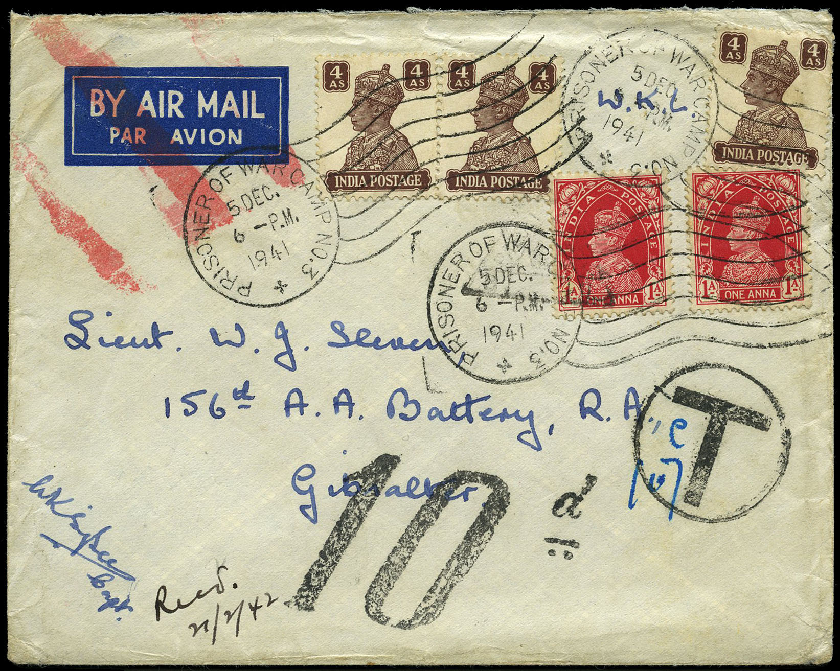 Postal History; Postage Due covers....
