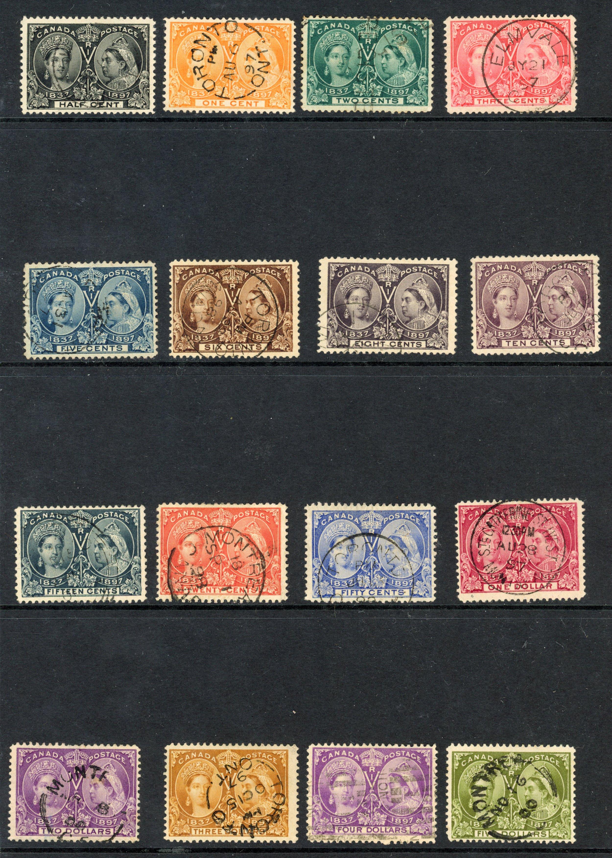 Canada SG 121-140 Jubilee set used