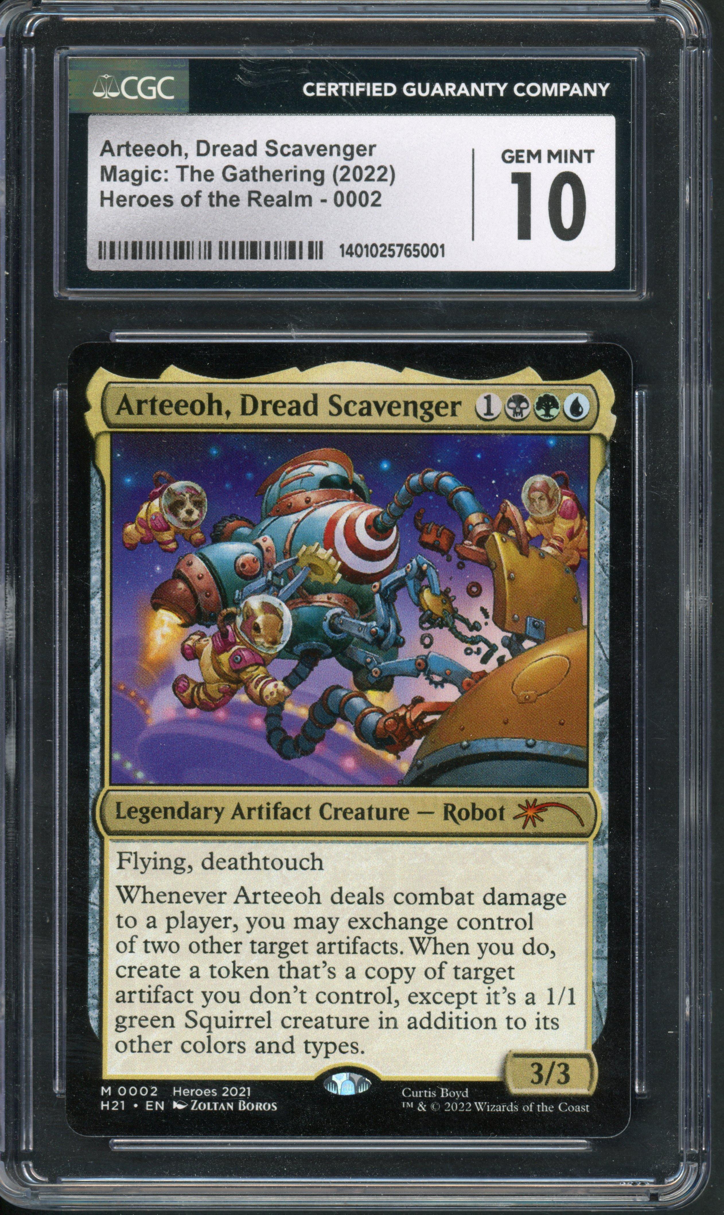 Magic The Gathering - Arteeoh, Dread Scavenger CGC 10
