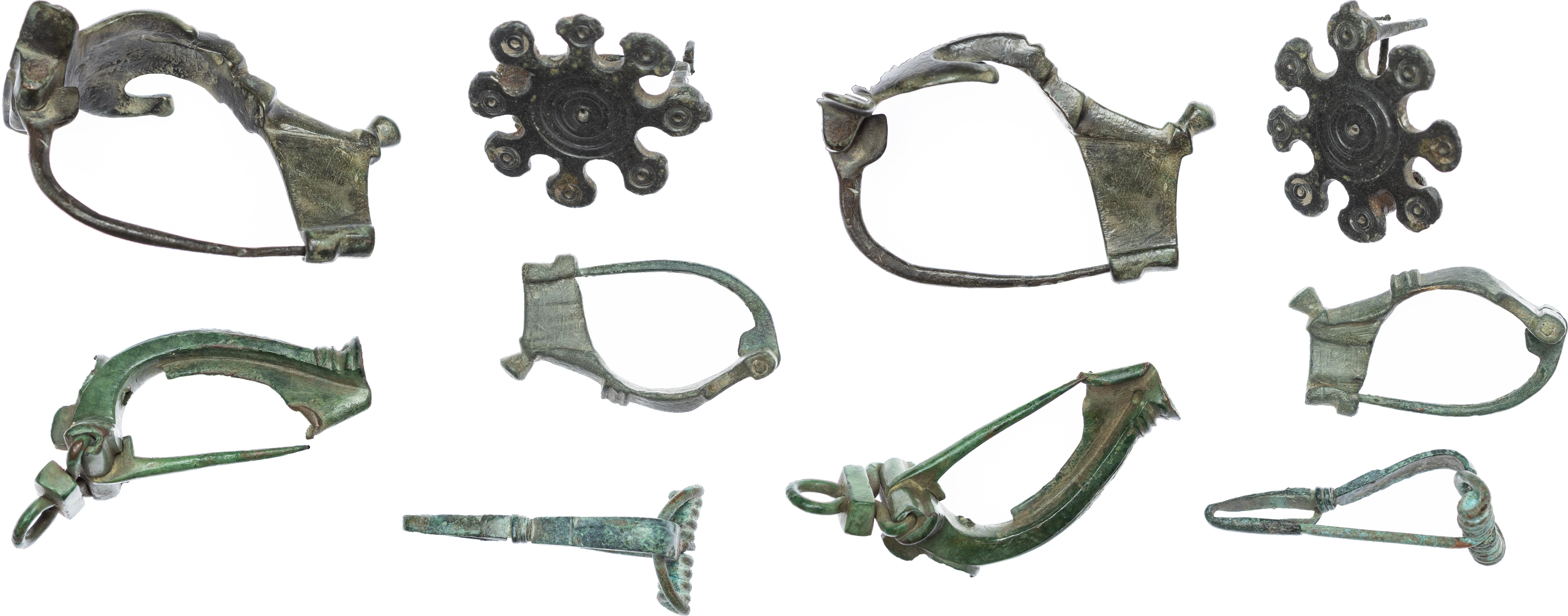 Roman (c. 2nd‑3rd Centuries AD) Brooches (x5)