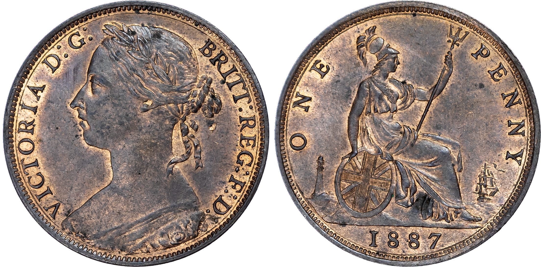 Victoria (1837-1901), Penny, 1887
