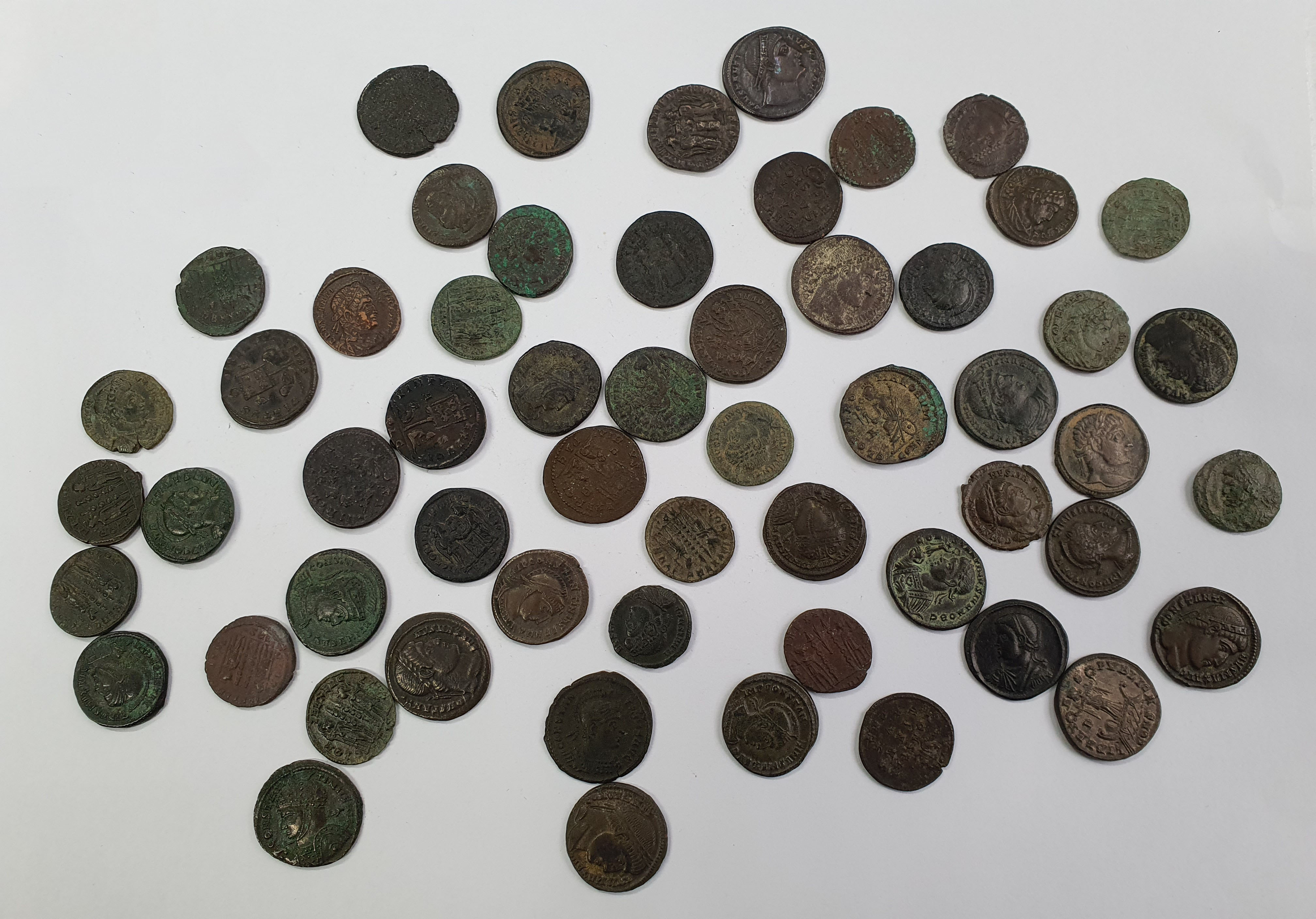 Group of 56 Constantine I AE 3s. Various mints.