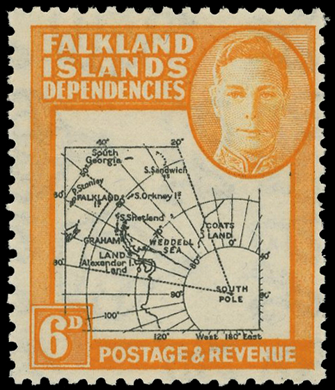 FID 1946 Thick Map 6d missing 'I', SG G6b