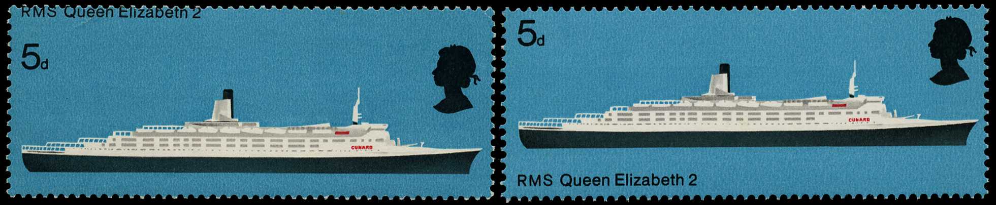 1969 5d British Ships, R.M.S. Queen...