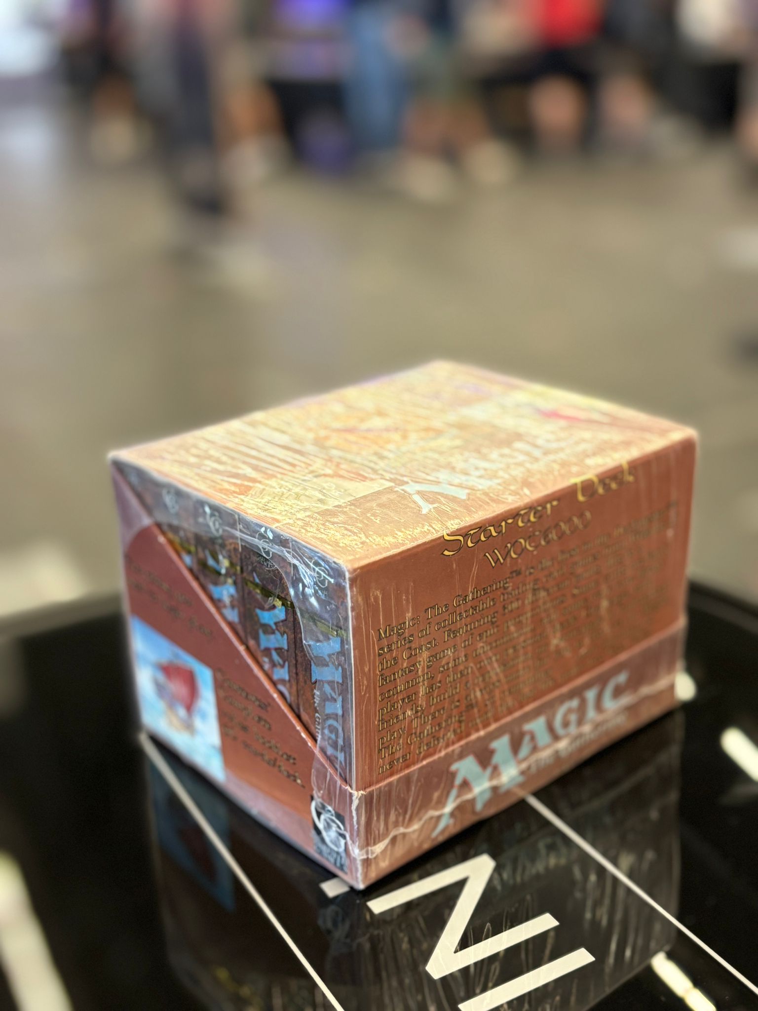 Magic The Gathering - Sealed Unlimited Starter Deck Display signed by Steve Wozniak.  