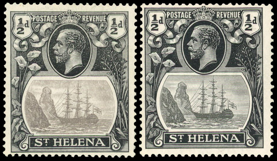St Helena SG 97e states mint