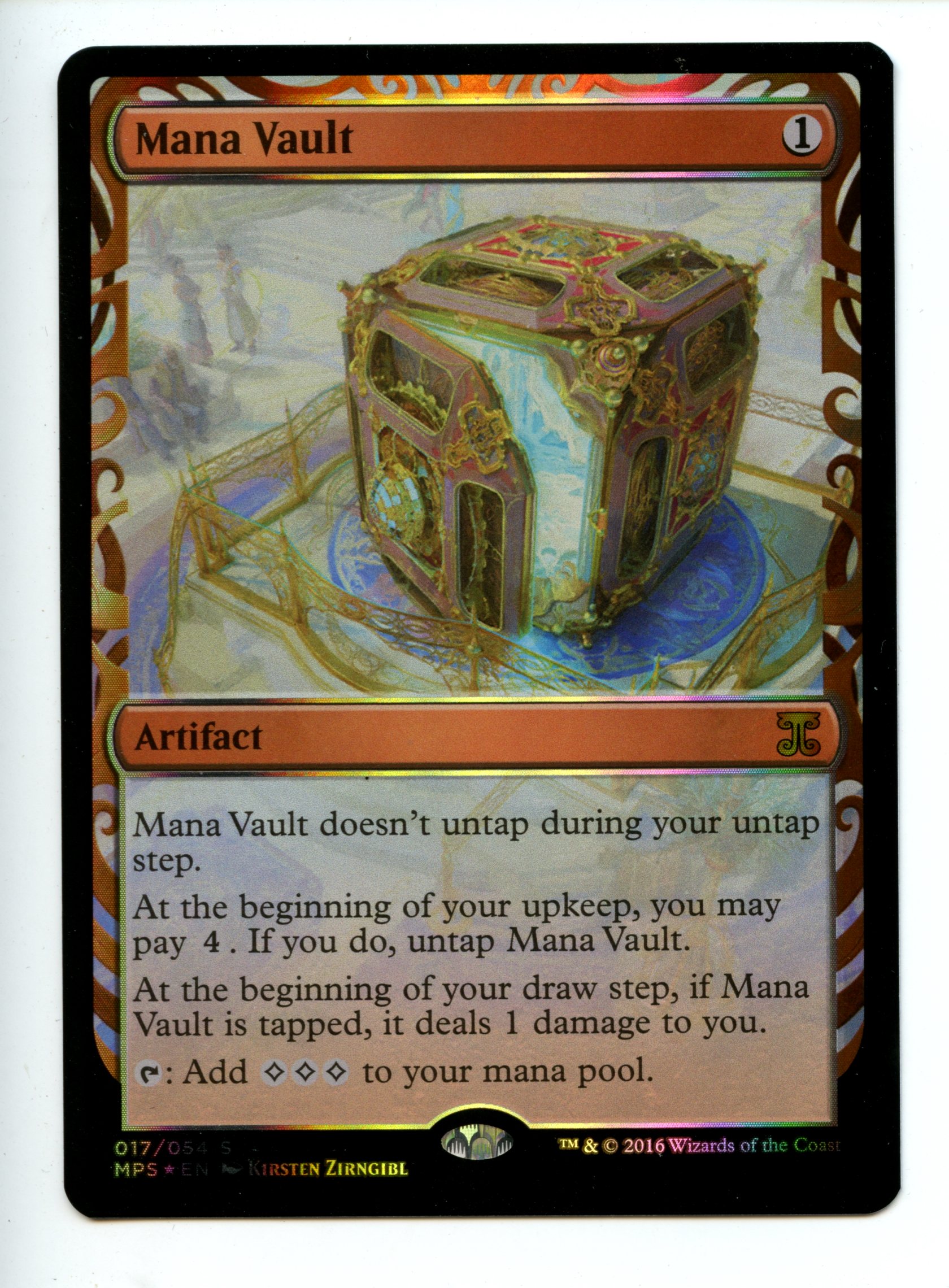 Magic the Gathering - Mana Vault  - Kaladesh Inventions - Lightly Played 