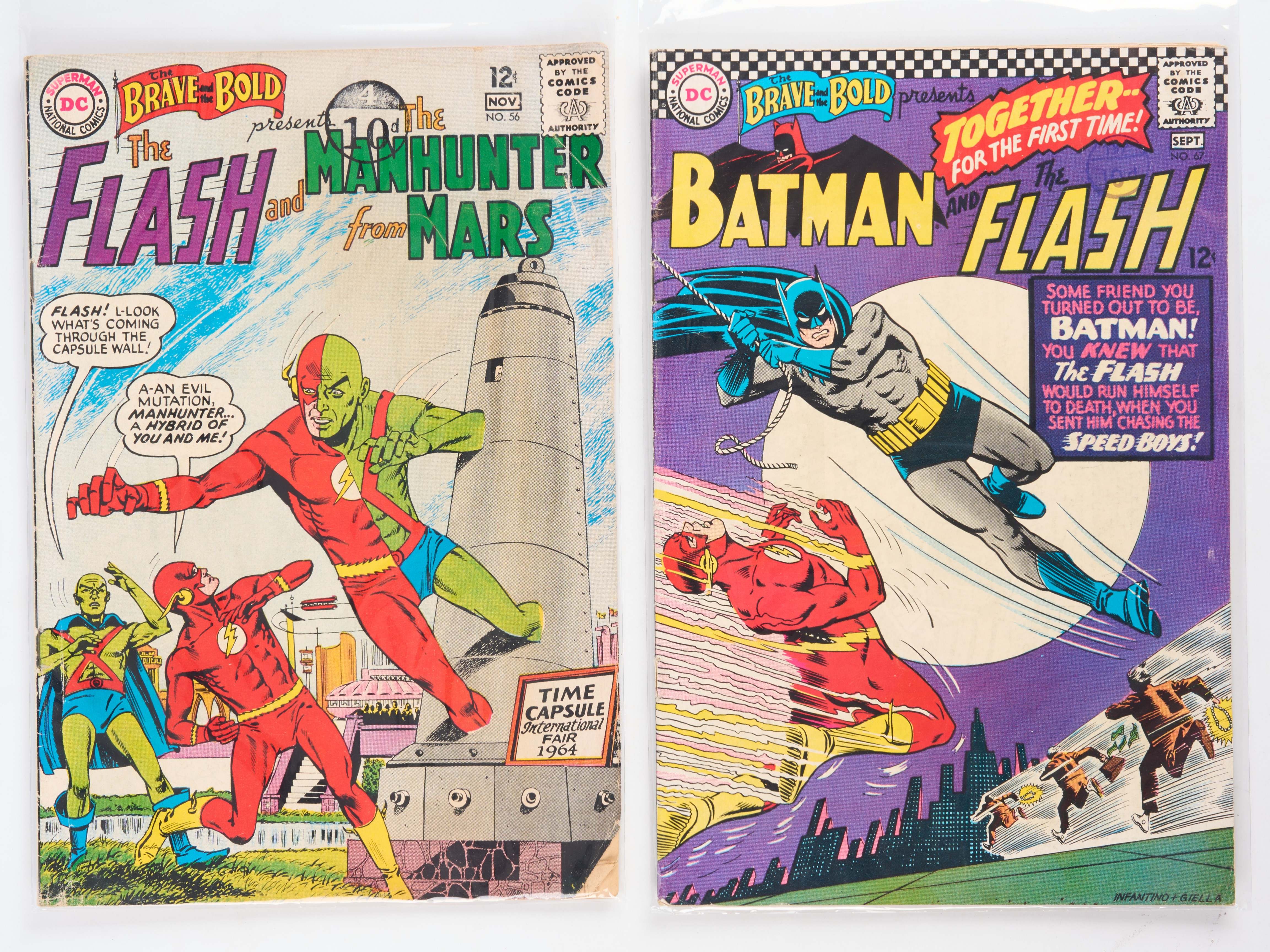 Batman Brave and the Bald (DC Comics, 1966-68) Bundle of 7