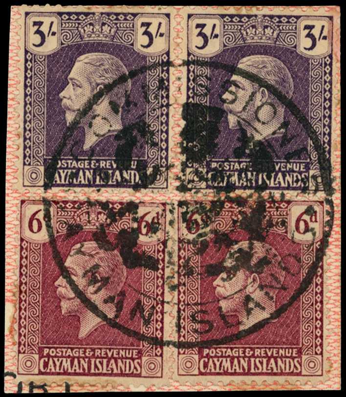 1925 (circa) Revenue usage of a pair of 6d...