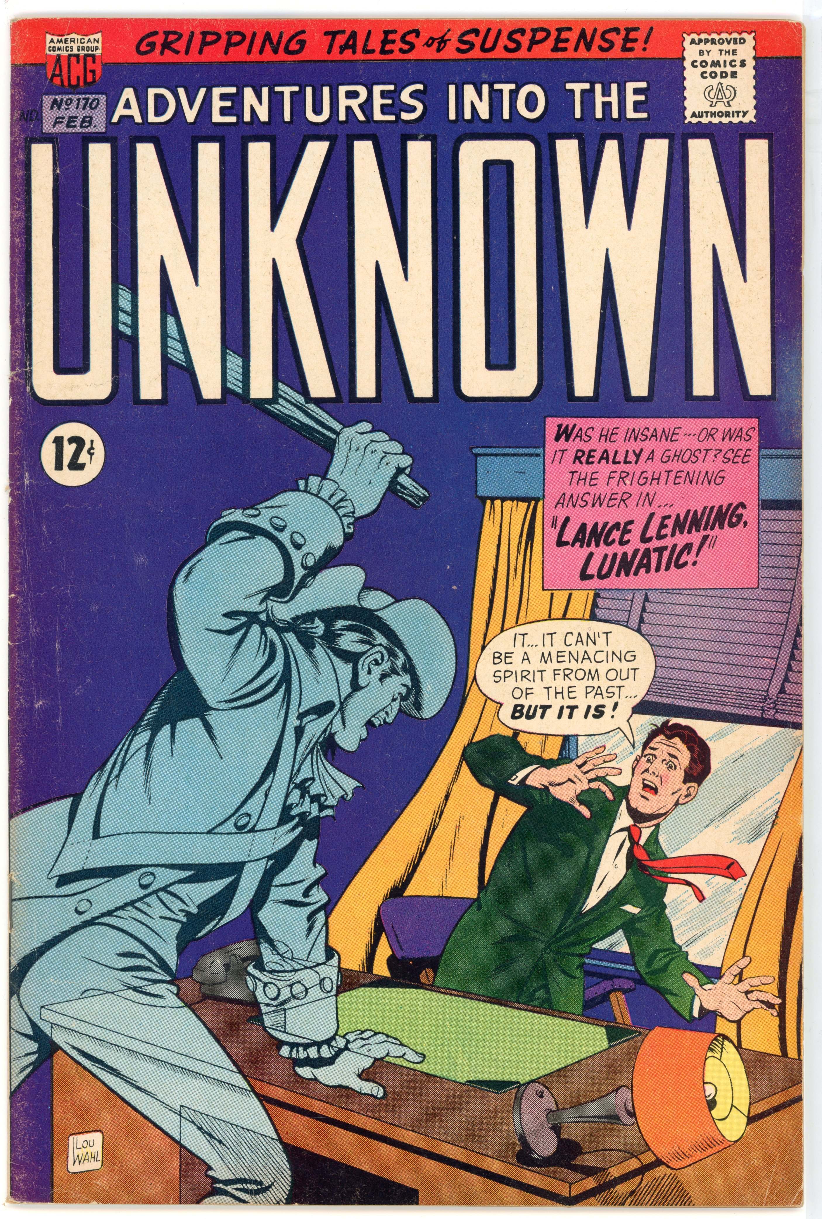Adventures Into The Unknown #170 (ACG, 1967)