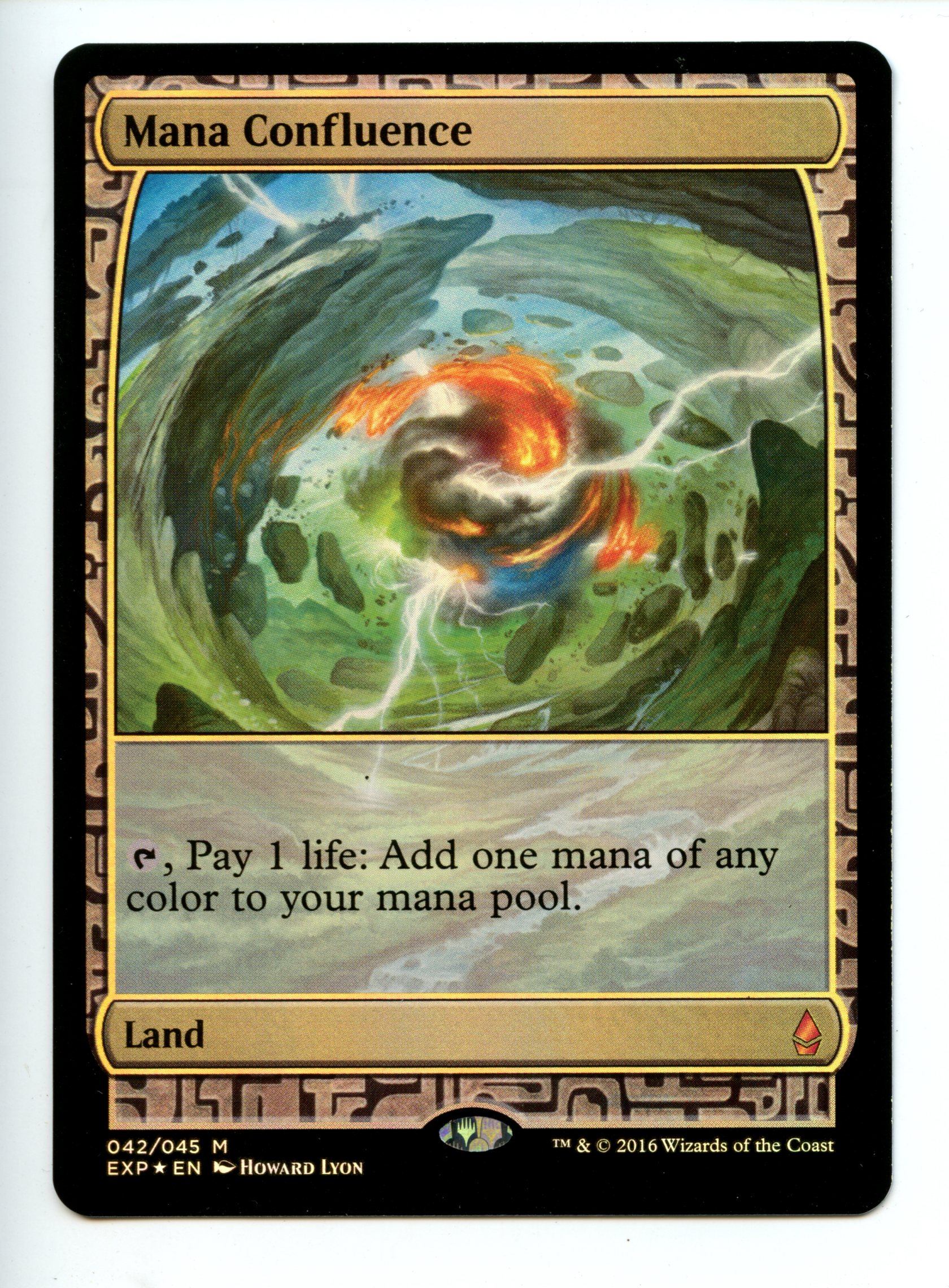 Magic the Gathering - Mana Confluence   - Zendikar Expeditions  - Lightly Played 