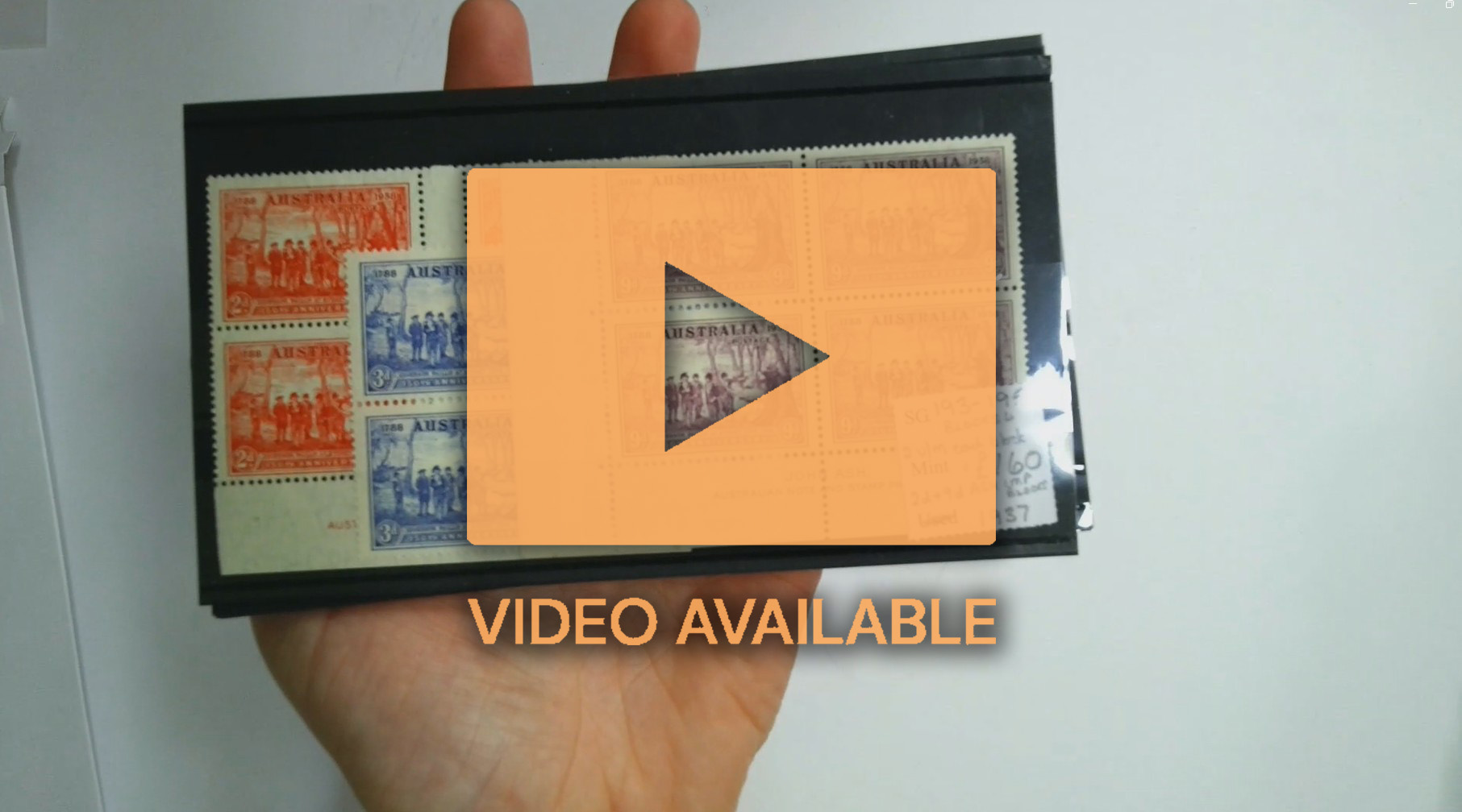 Australia 1937 NSW Anniversary blocks of 4 and group 1960s booklets