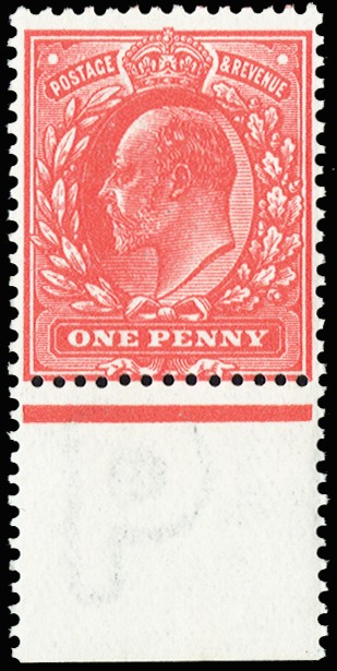 1911 1d Aniline pink (F). Superb unmounted o.g....