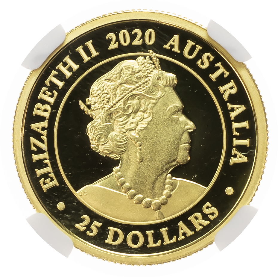 Australia. Perth Mint AV Sovereign (25 Dollars) Proof. 2020. 