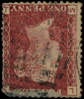 Great Britain 1860s-70s Hampen & Son Bath, unofficial underprint 1d rose-red