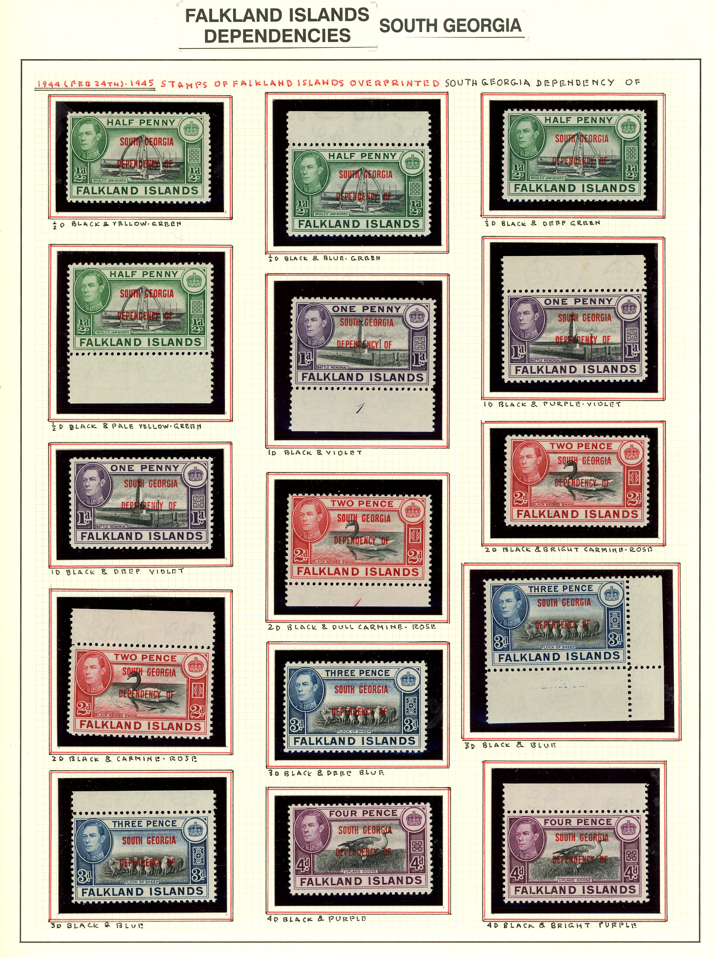 1944-9 substantial KG VI mint...