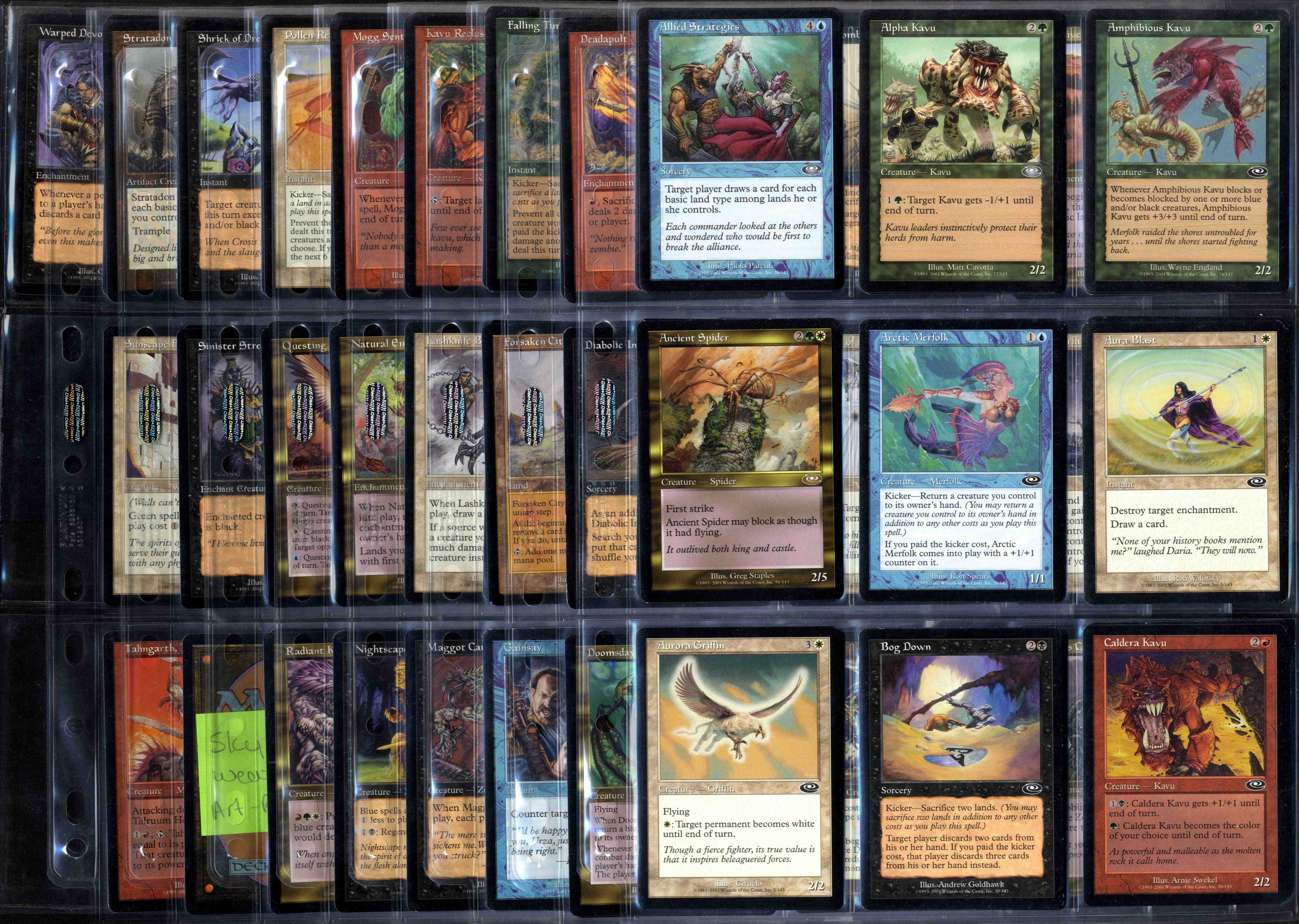 Planeshift - Complete Set + Foils 
