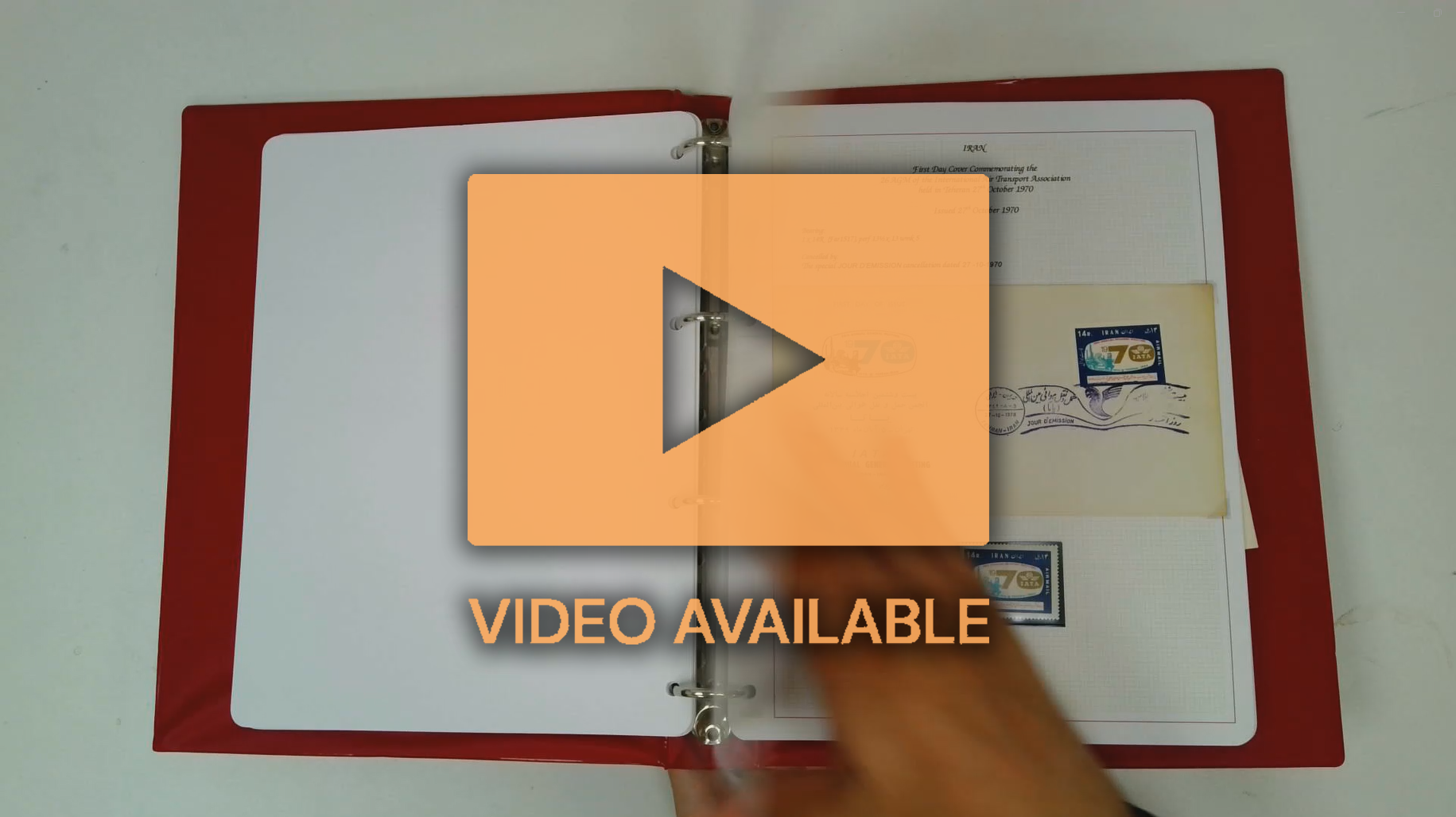 Iran 1950-70s stamps and first day covers