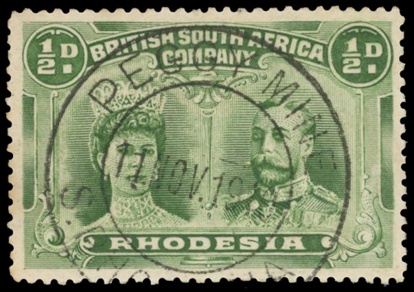 ½d SG 119, PEGGY MINE first day cancel