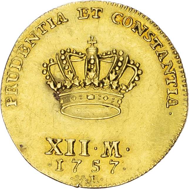 Denmark. Frederik V AV Dukat. 1757. 