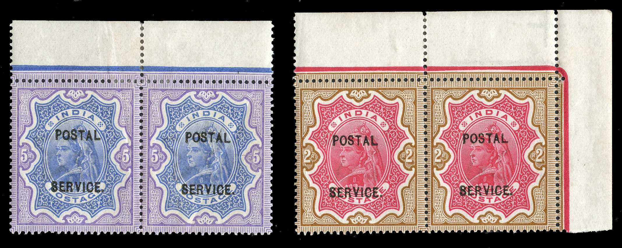 Postal Service: 1895-1904 Overprints on...