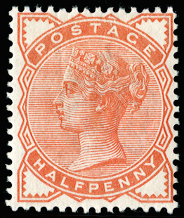 GB 1880 (Mint) SG165var