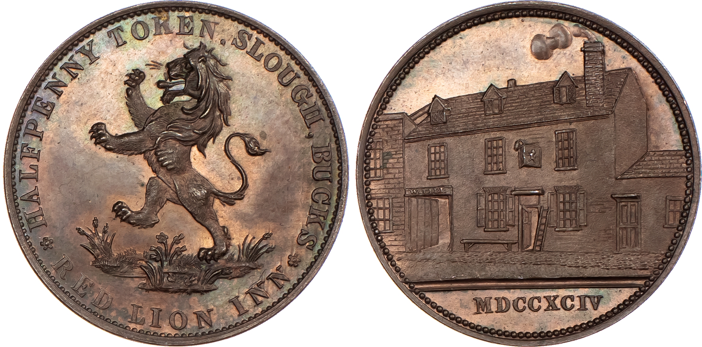 Slough, William Till Halfpenny 1794....