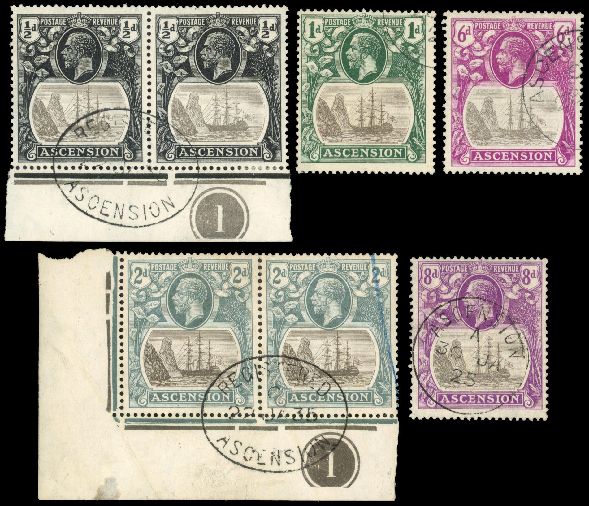 Ascension SG 10c/17c cleft rock group used