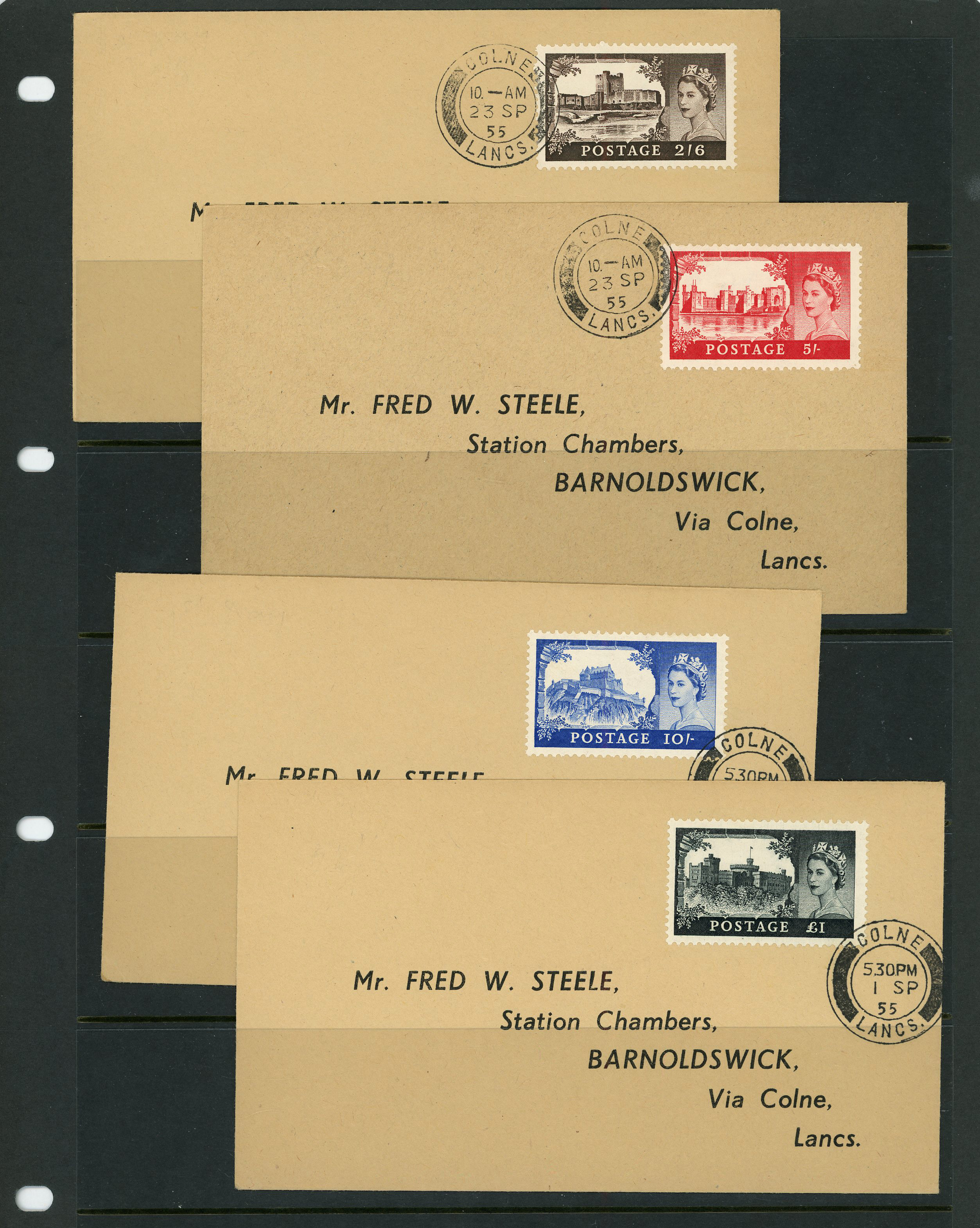 1955 Waterlow Castles set of 4 on...