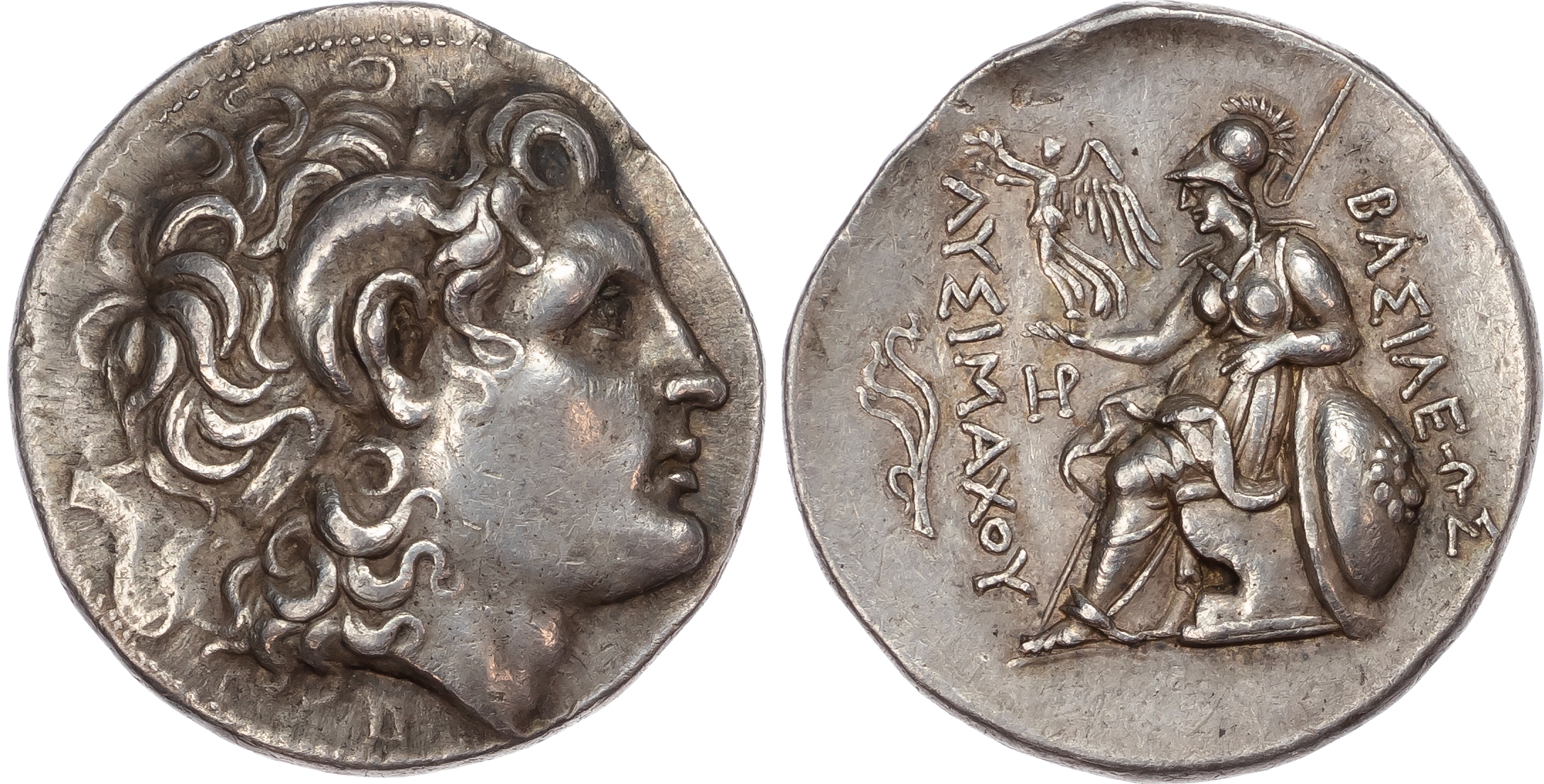 Kingdom of Thrace, Lysimachos (306-281 BC) AR Tetradrachm, mint of Lampsakos, c. 297/6-282/1 BC, 17.04g. 