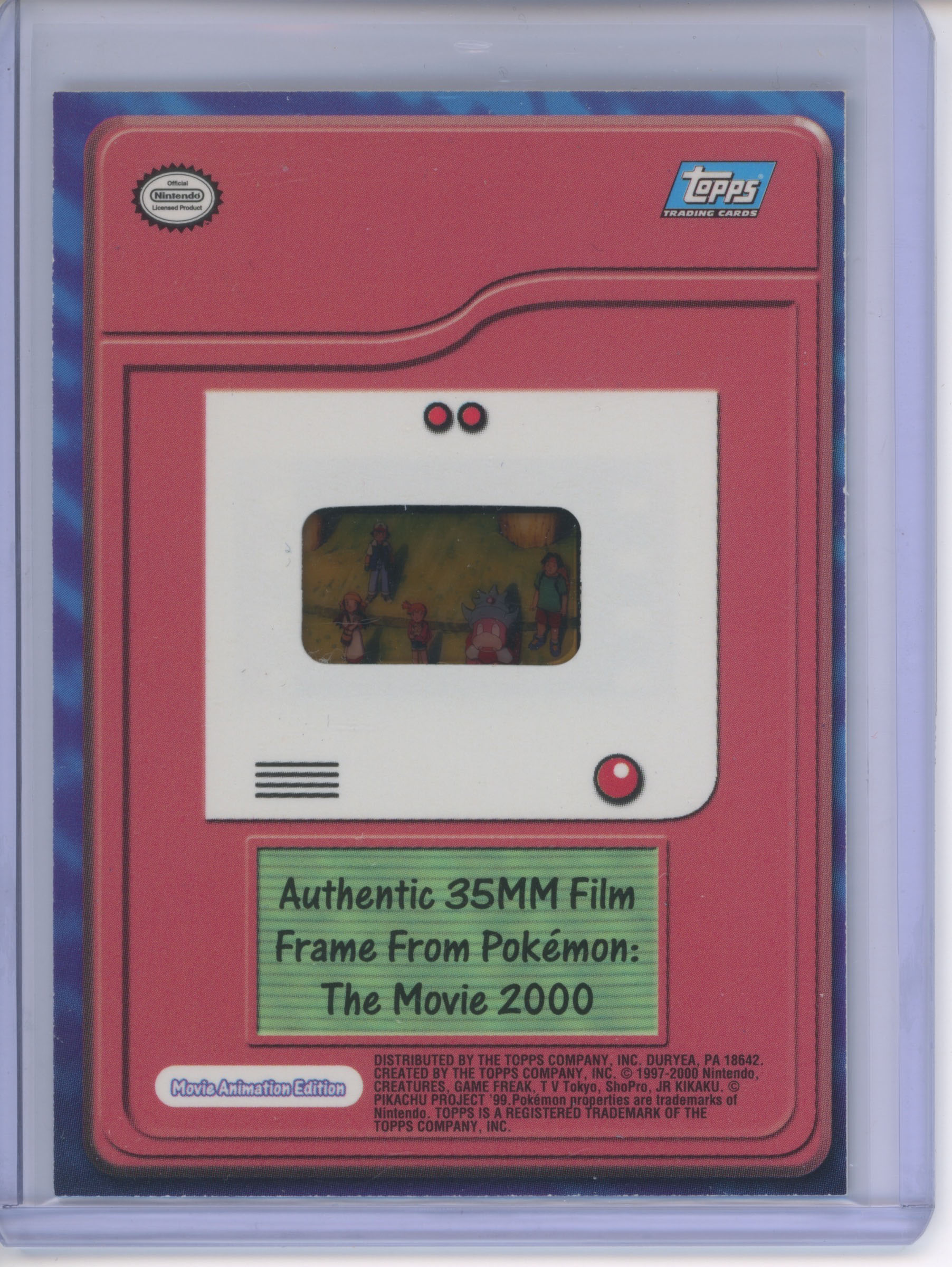 Pokémon Topps - Authentic Film Cell - Pokémon The Movie 2000
