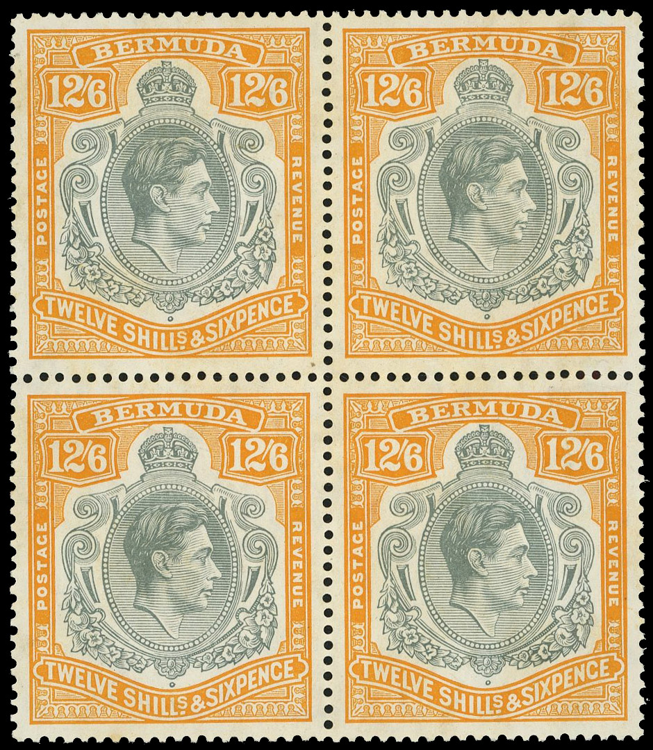 Bermuda SG 120b block mint