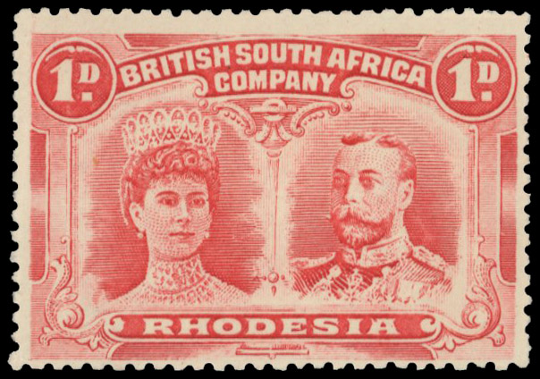 † 1d rosine SG 124 group, position 95 mint