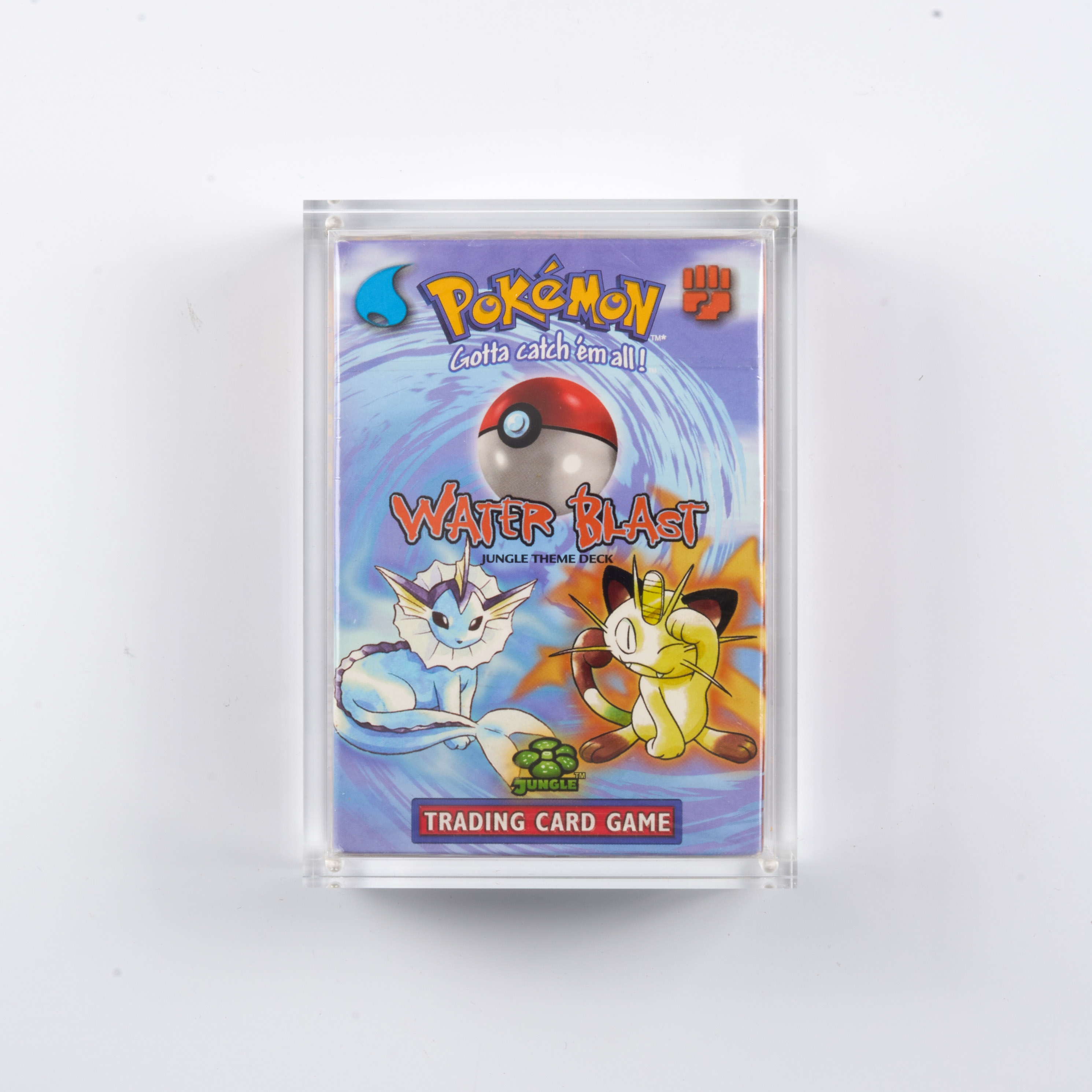 Water Blast Theme Deck - Factory Sealed Inc. Acrylic Case